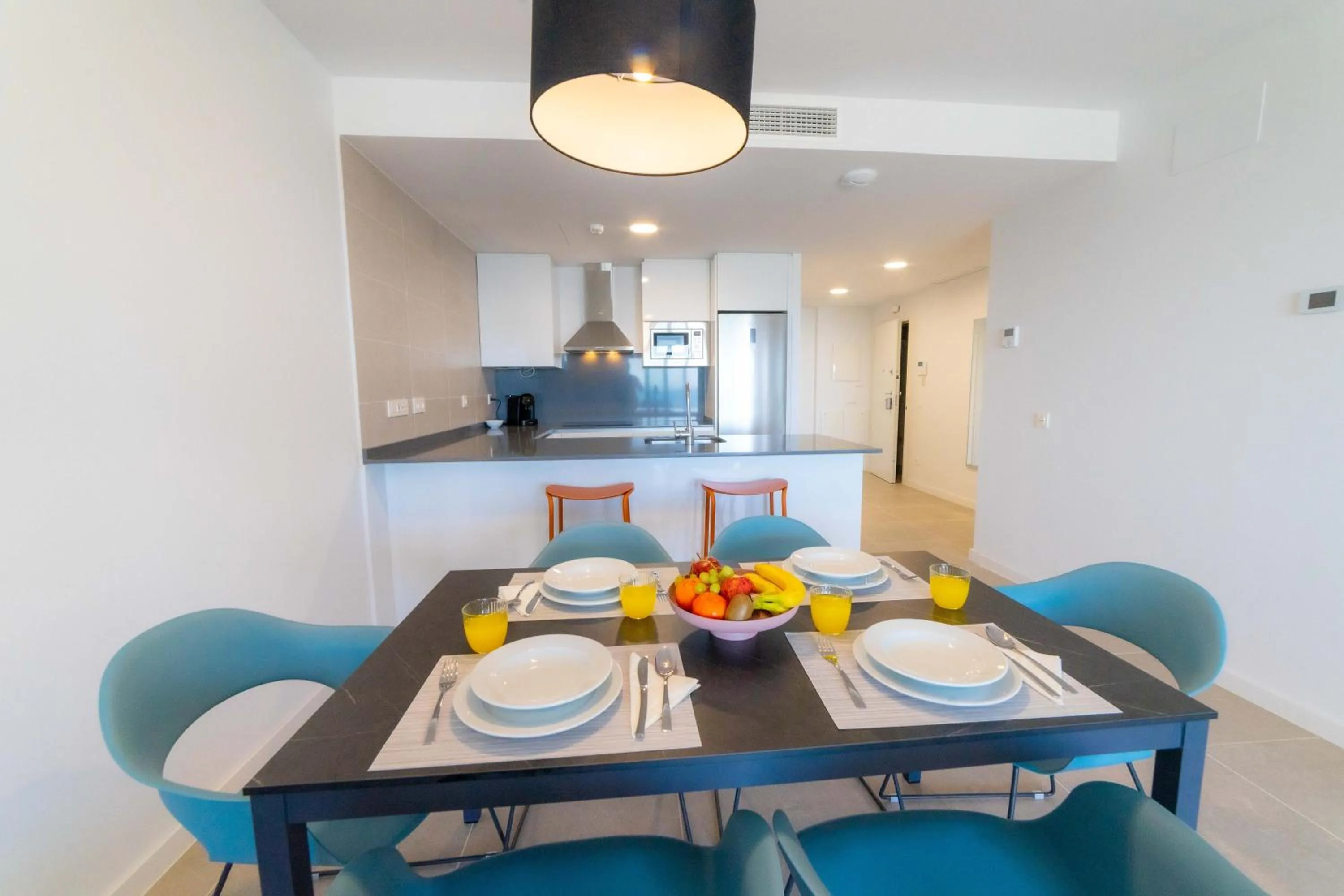 Living room in Aqua Apartments Bellamar, Marbella