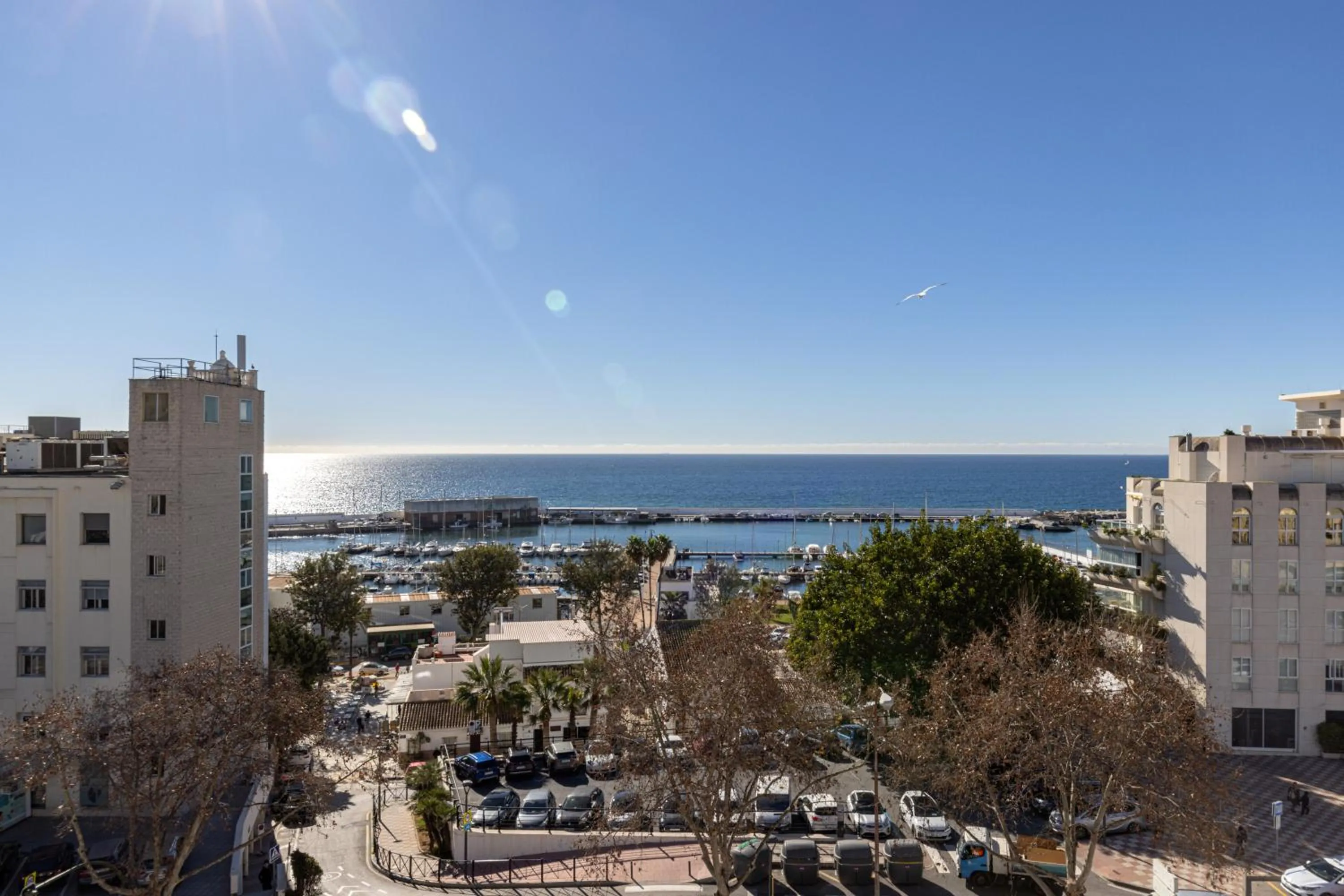 Sea view in Aqua Apartments Bellamar, Marbella