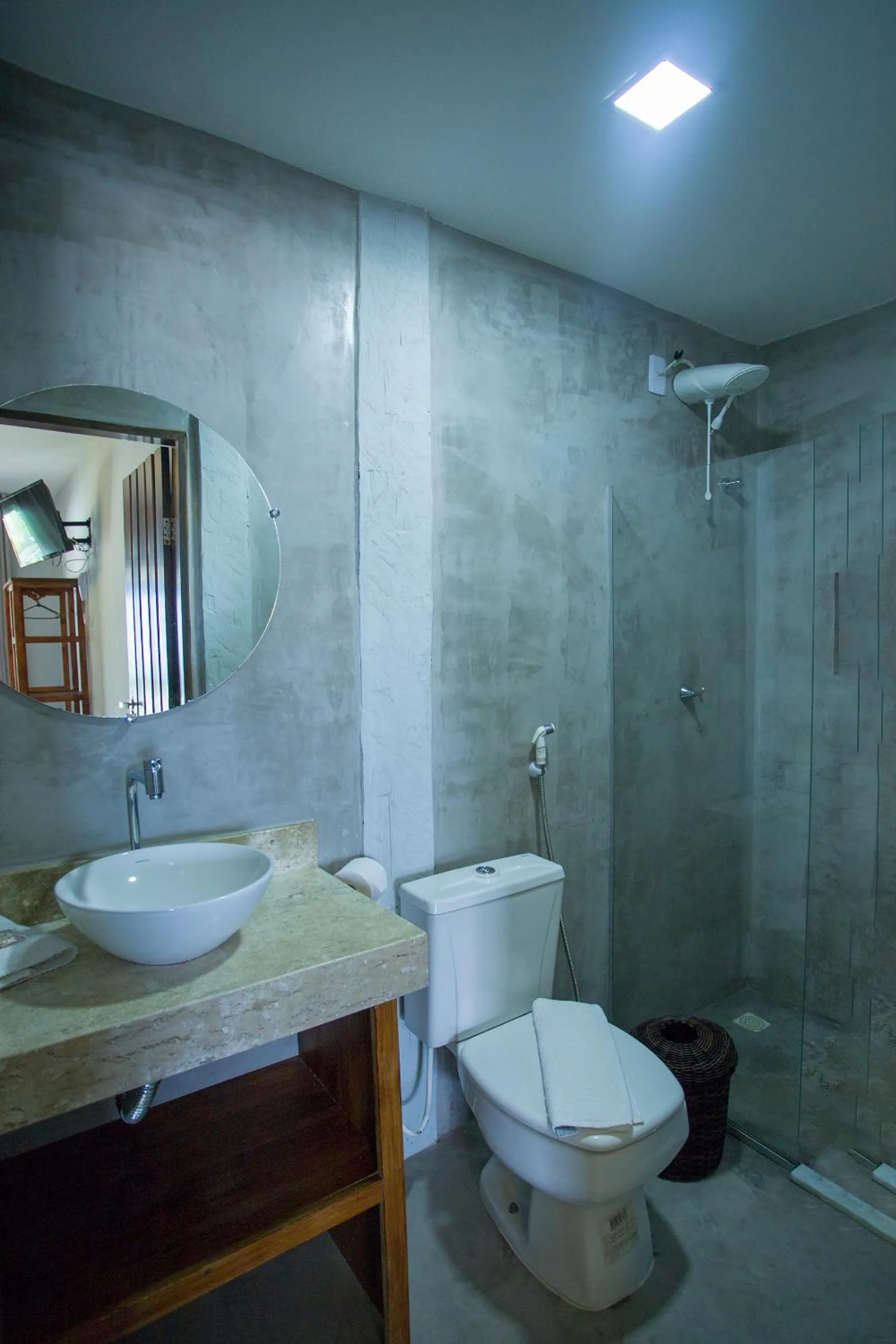 Shower in Tropical Beach