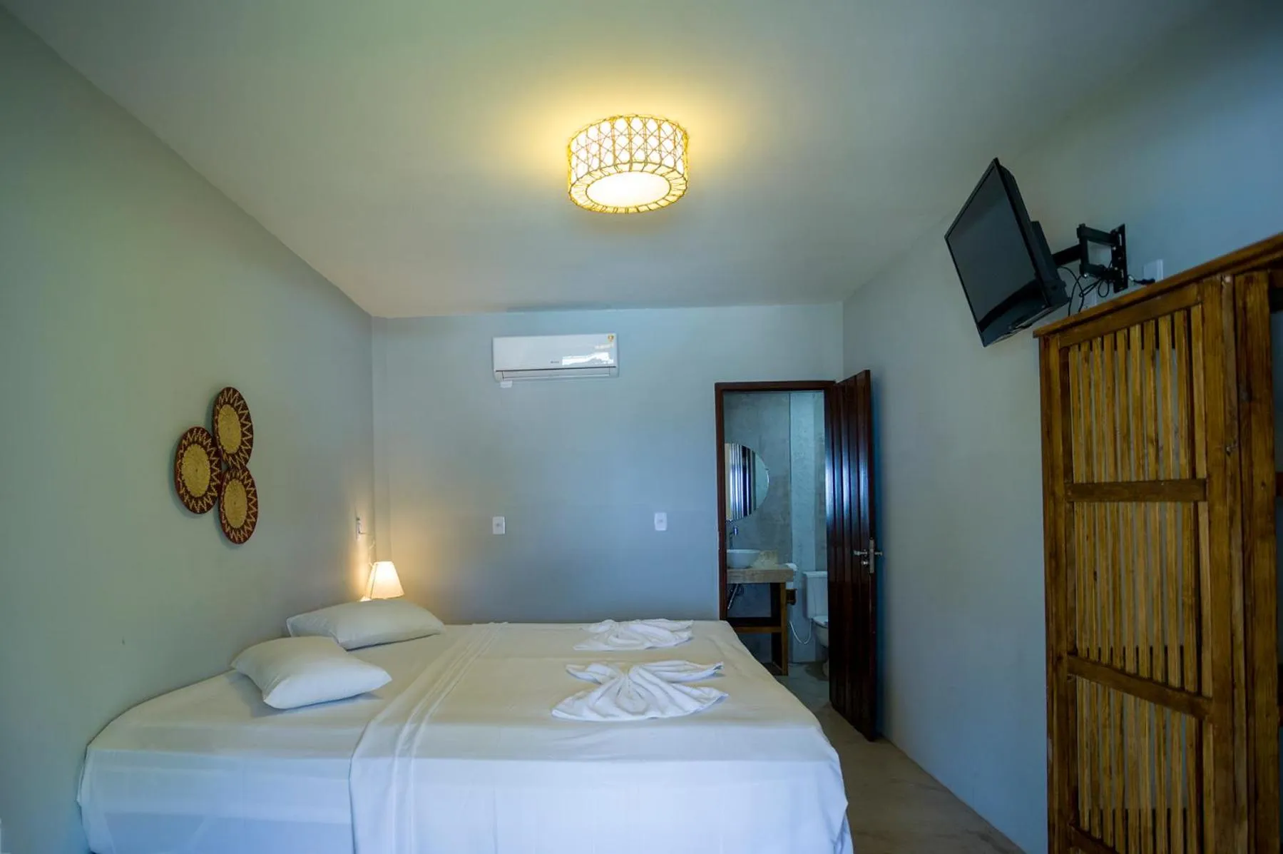 Bed in Tropical Beach