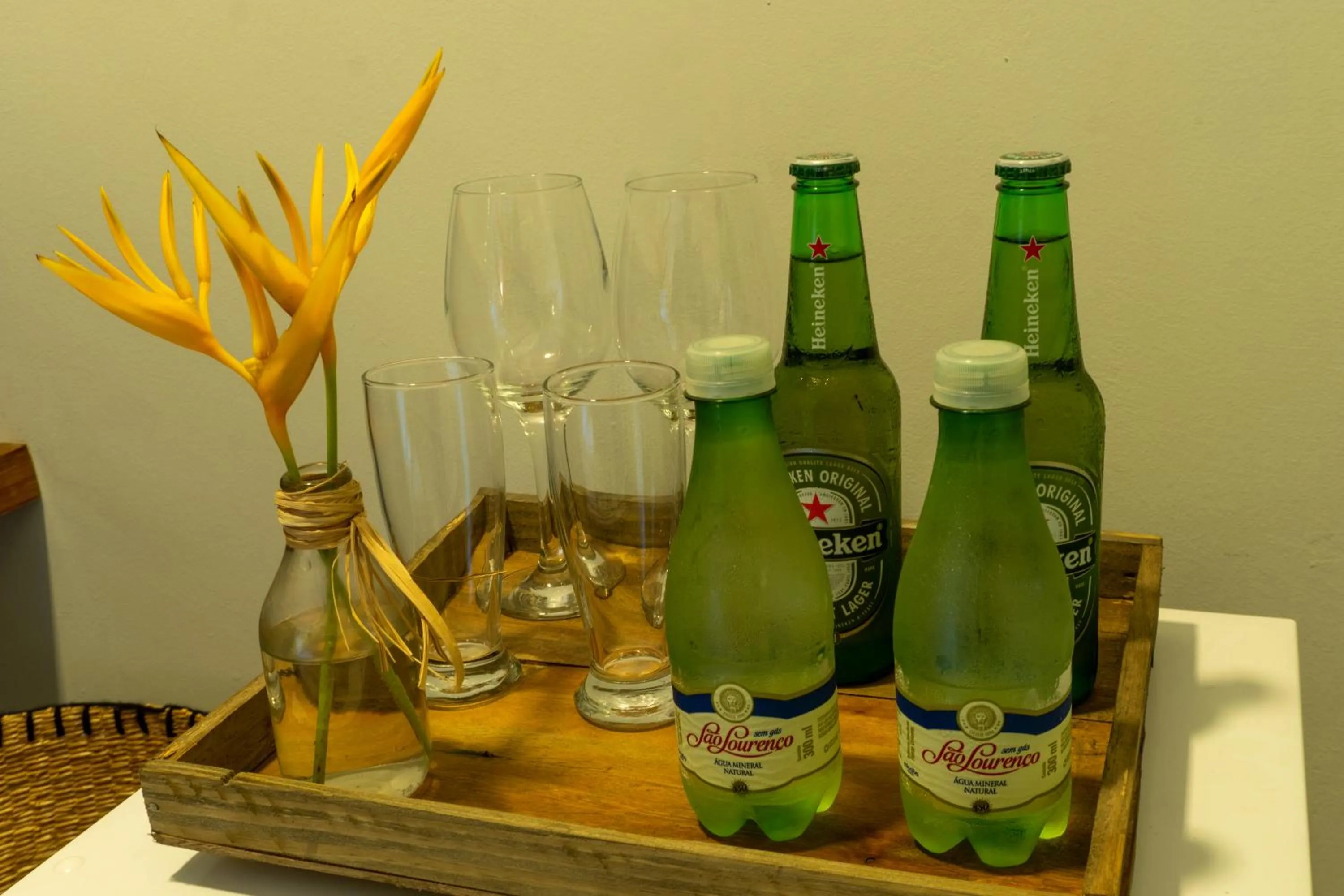 Drinks in Tropical Beach