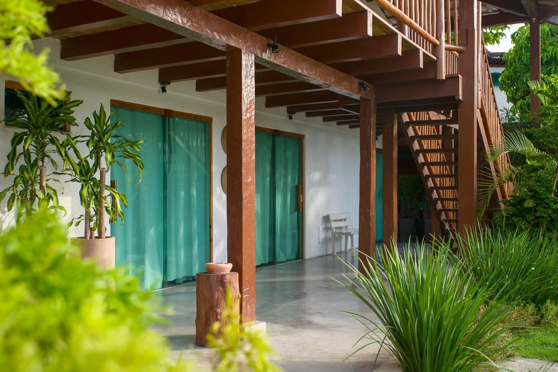 Patio in Tropical Beach