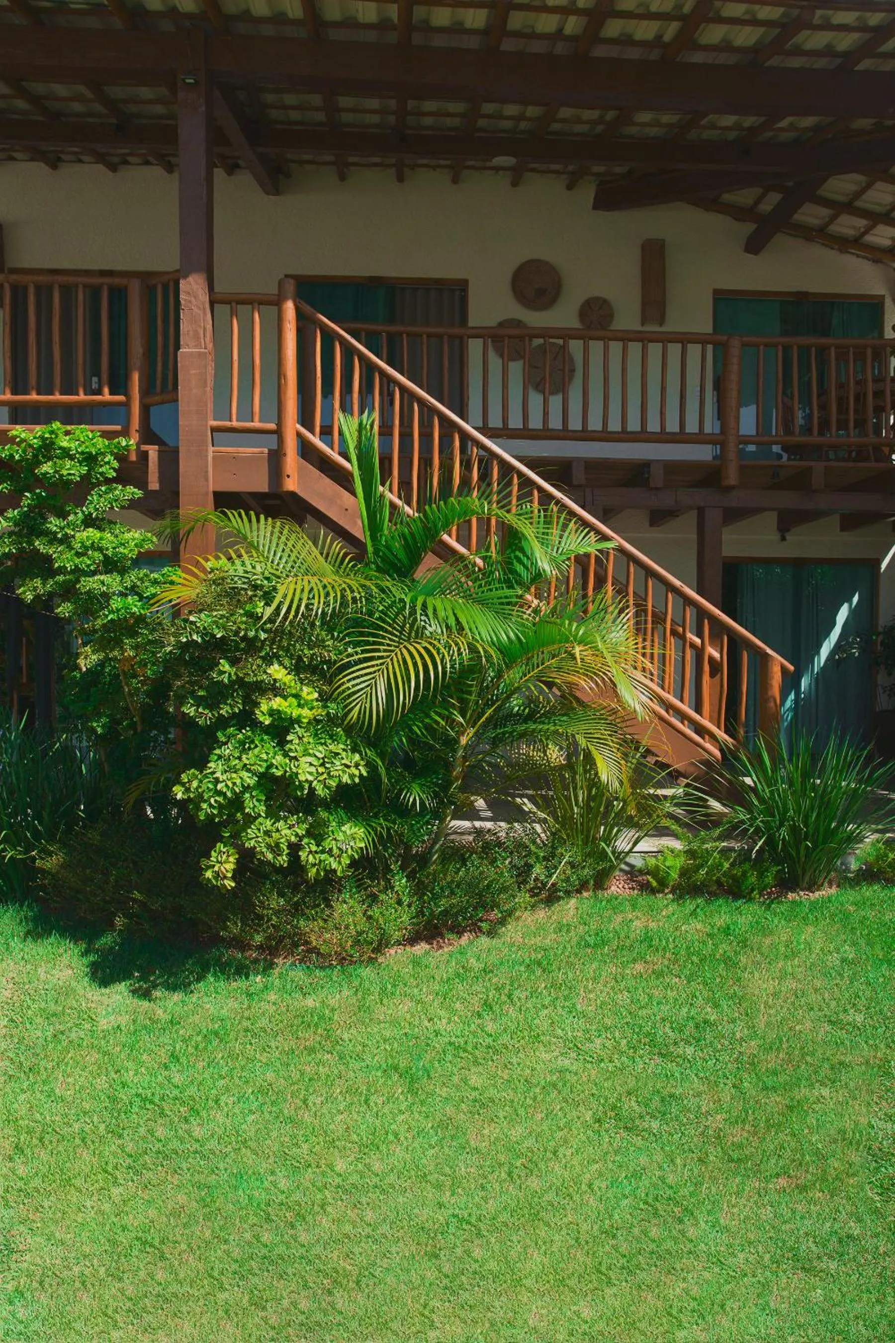 Garden in Tropical Beach