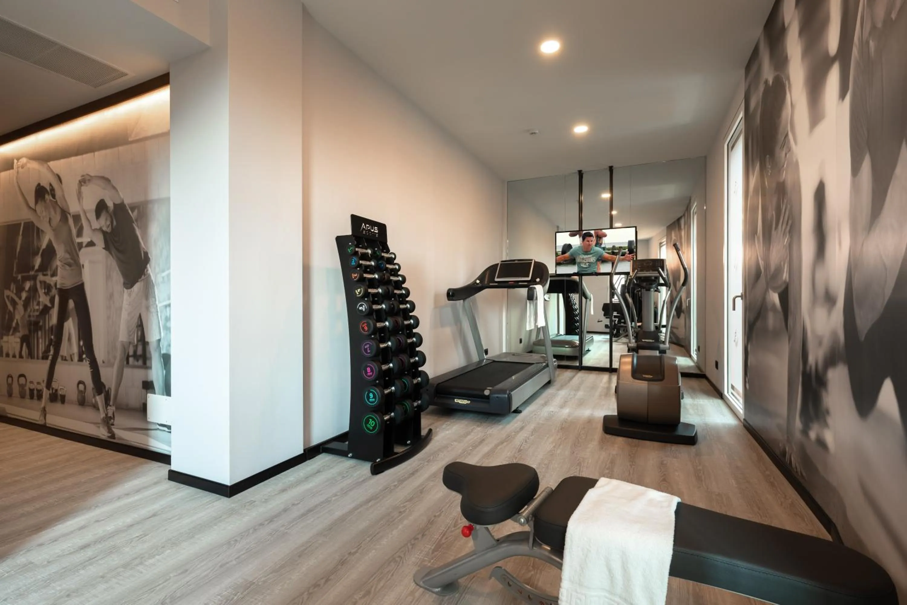 Fitness centre/facilities in Hotel Locanda Al Piave ***S