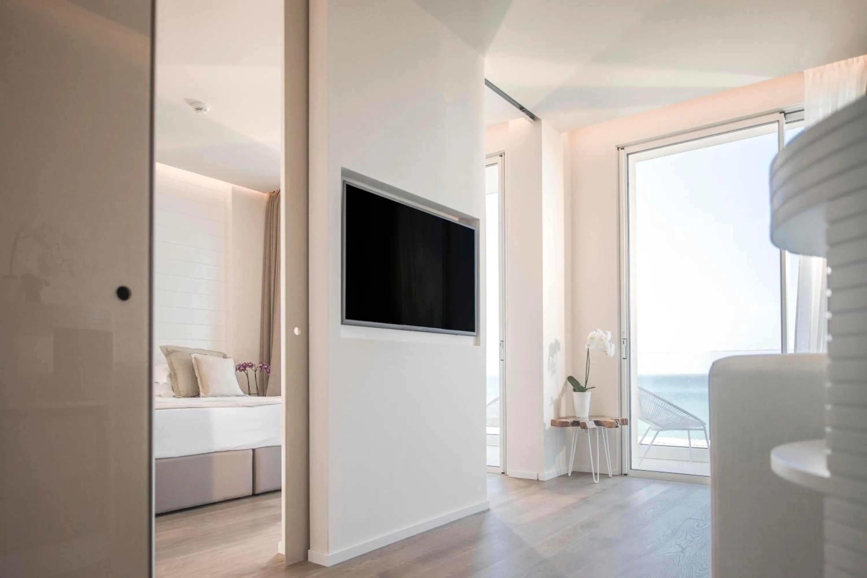 Bed in Hotel Sans Souci