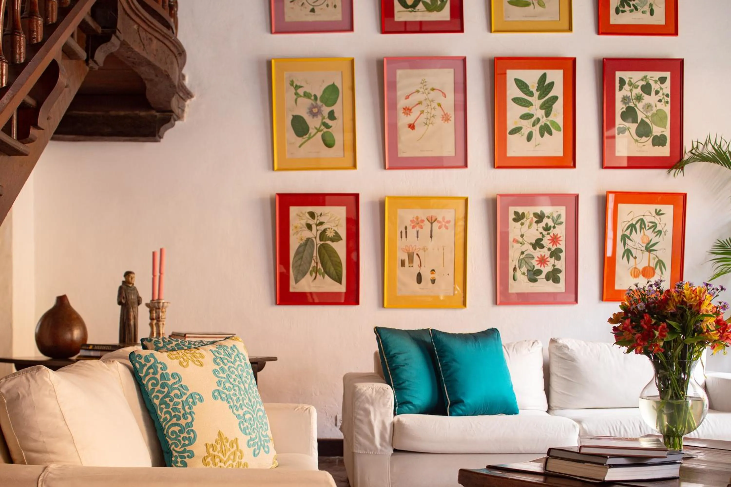 Living room in Casa Baloco