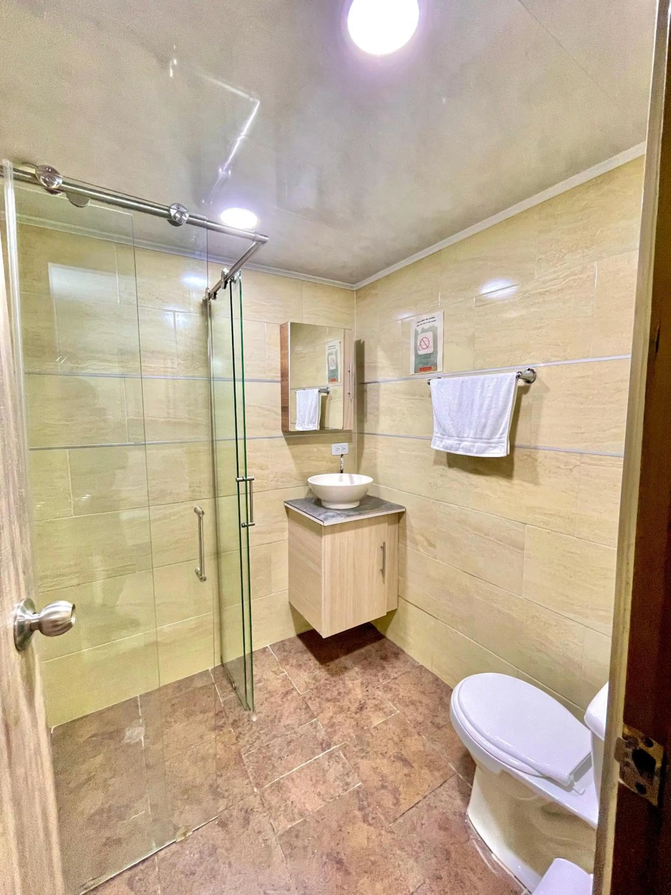 Shower in Hotel Torre Primavera