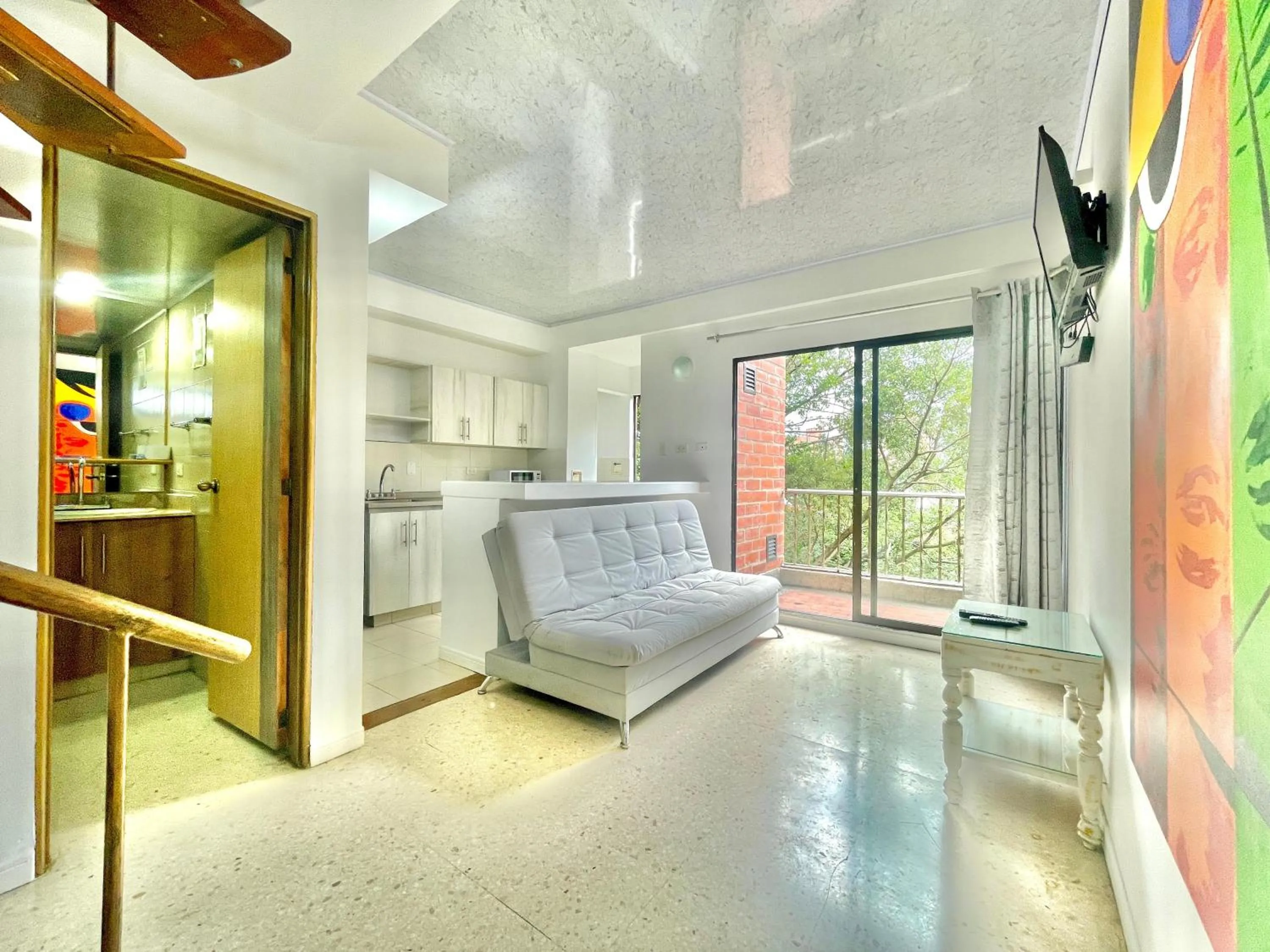 Bathroom, Bed in Hotel Torre Primavera