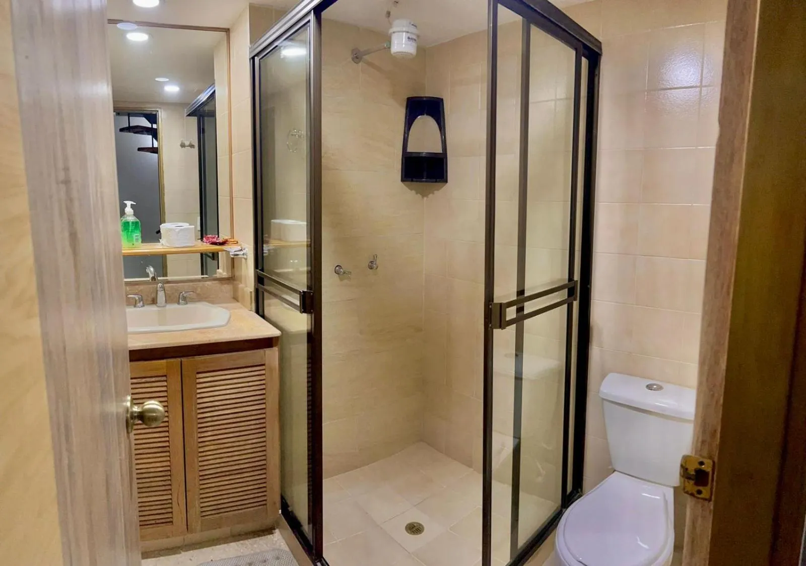 Shower in Hotel Torre Primavera