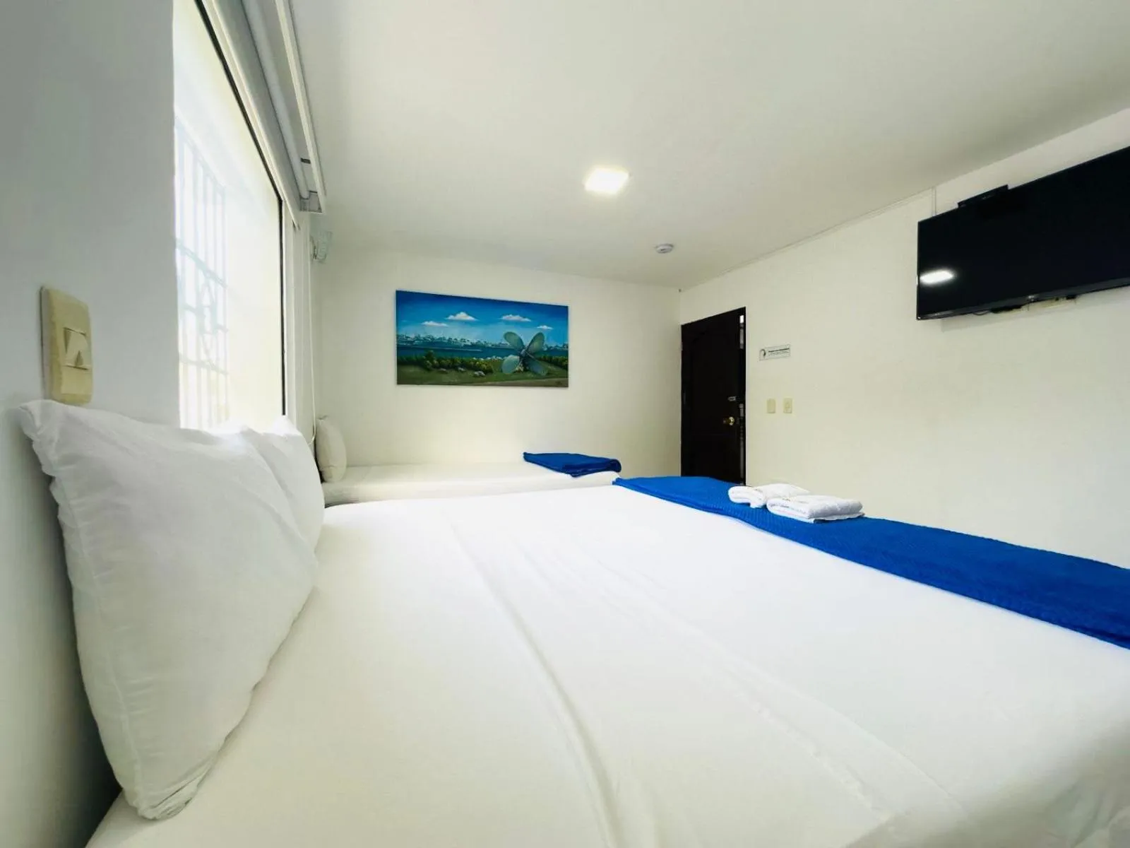 Bed in Hotel Parque de los Novios Inn