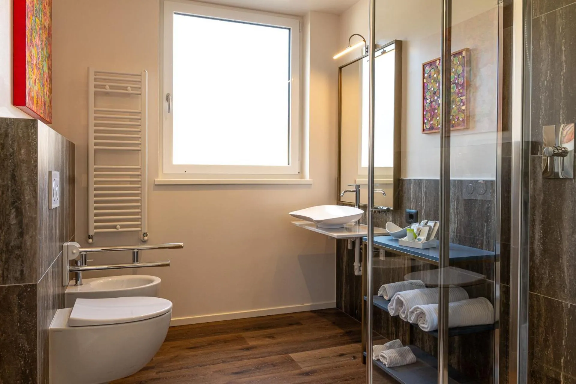 Shower in Hotel Rovereto