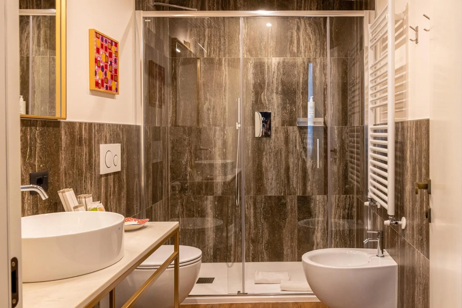 Shower in Hotel Rovereto