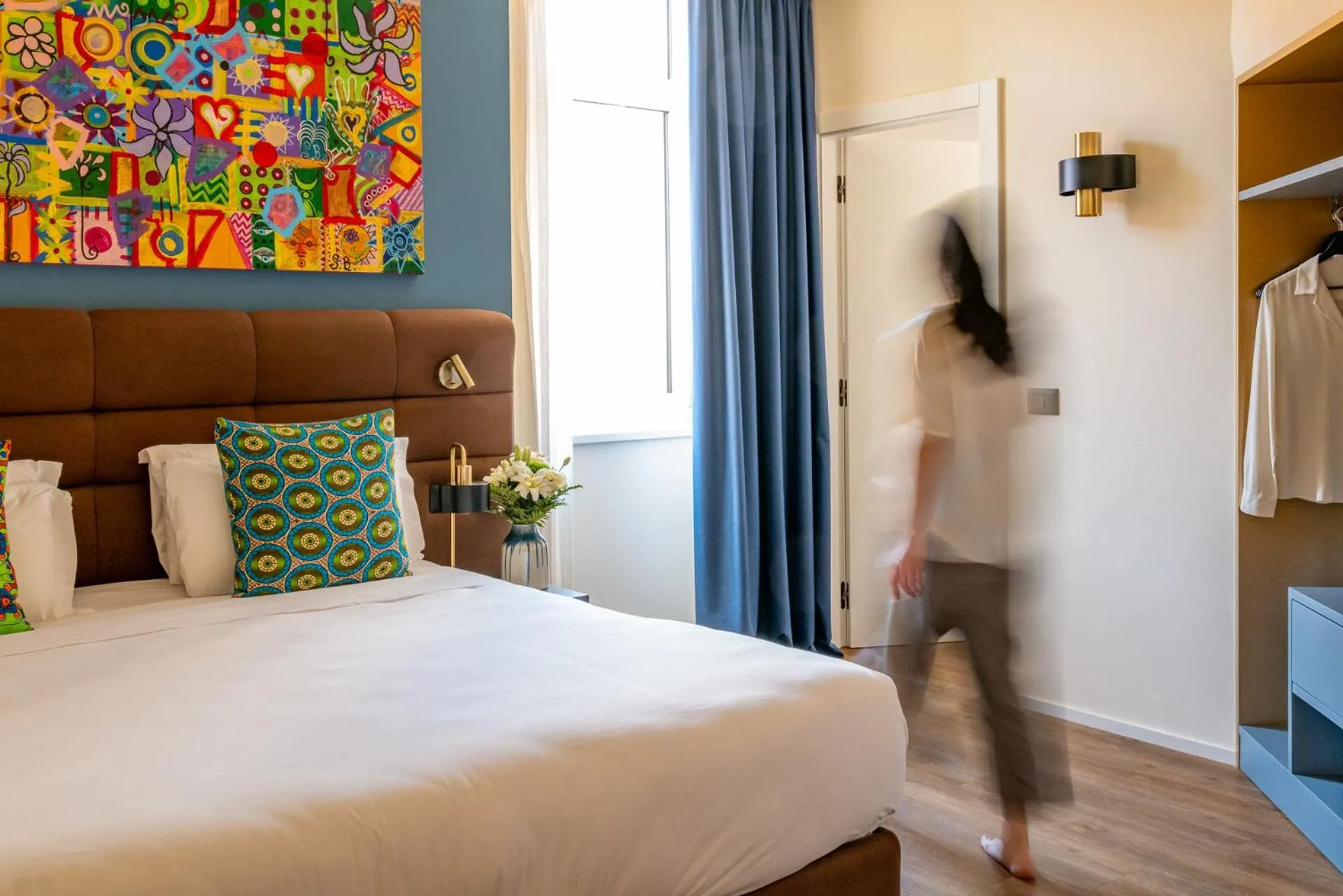 Bed in Hotel Rovereto