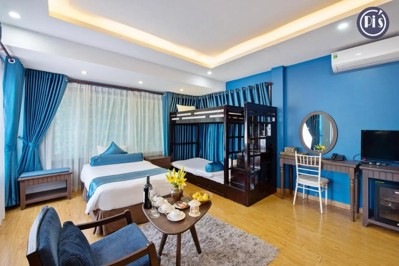 Bed in Pi’s Boutique Sapa