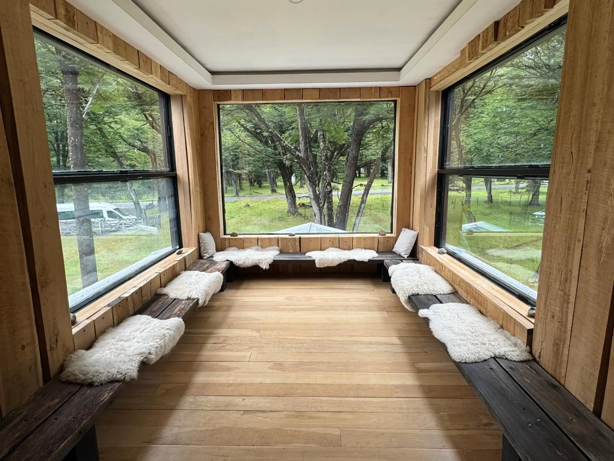 Bed in Refugio de Glaciares