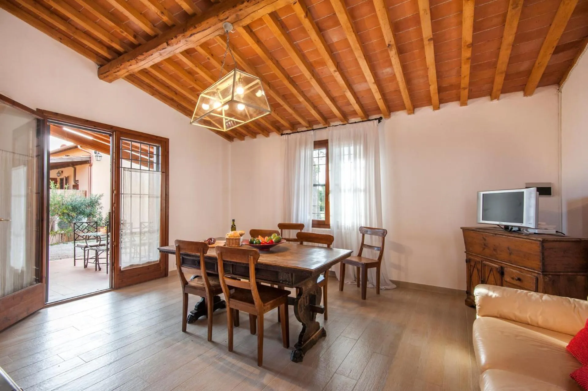 Seating area in Fattoria San Lorenzo