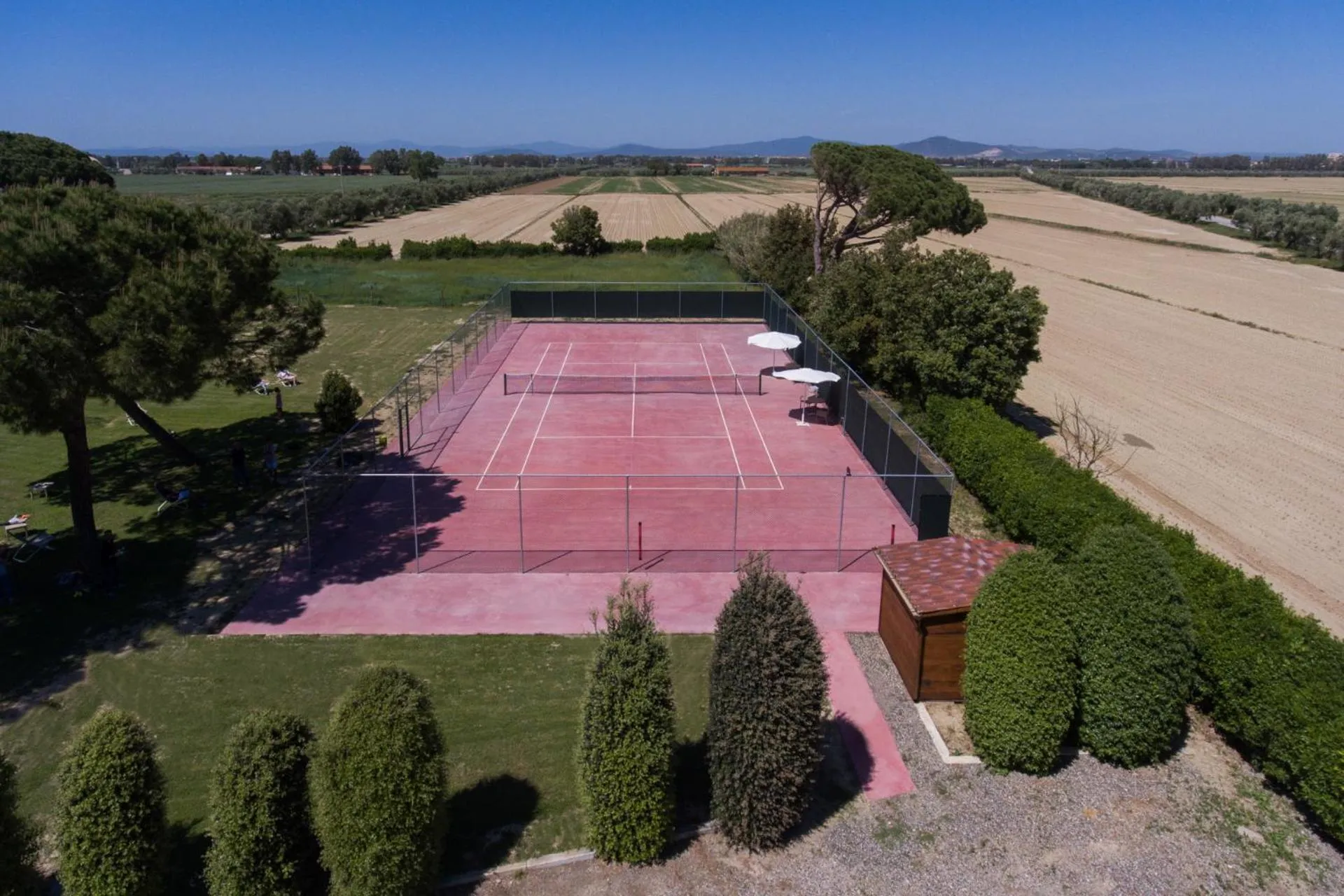 Tennis court in Fattoria San Lorenzo
