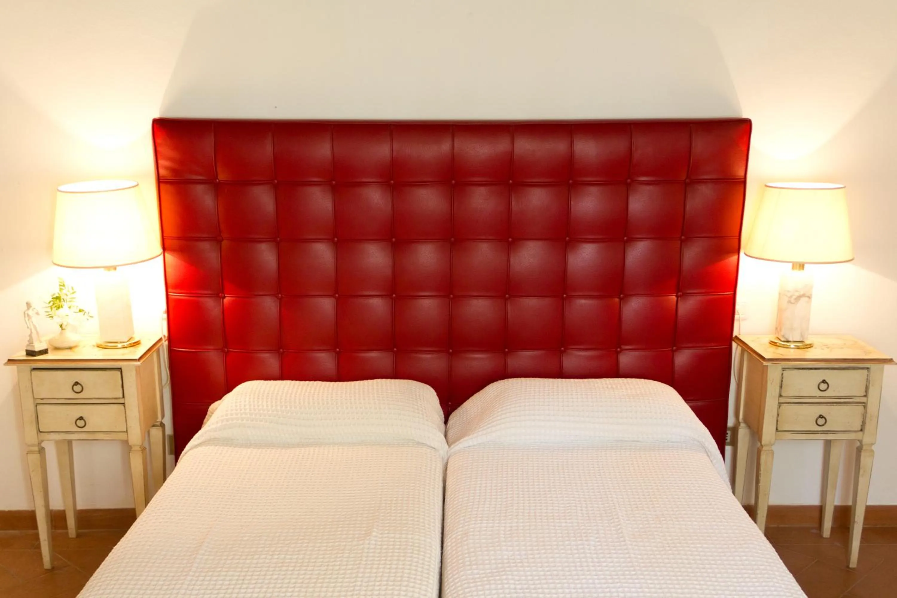 Decorative detail, Bed in Fattoria San Lorenzo