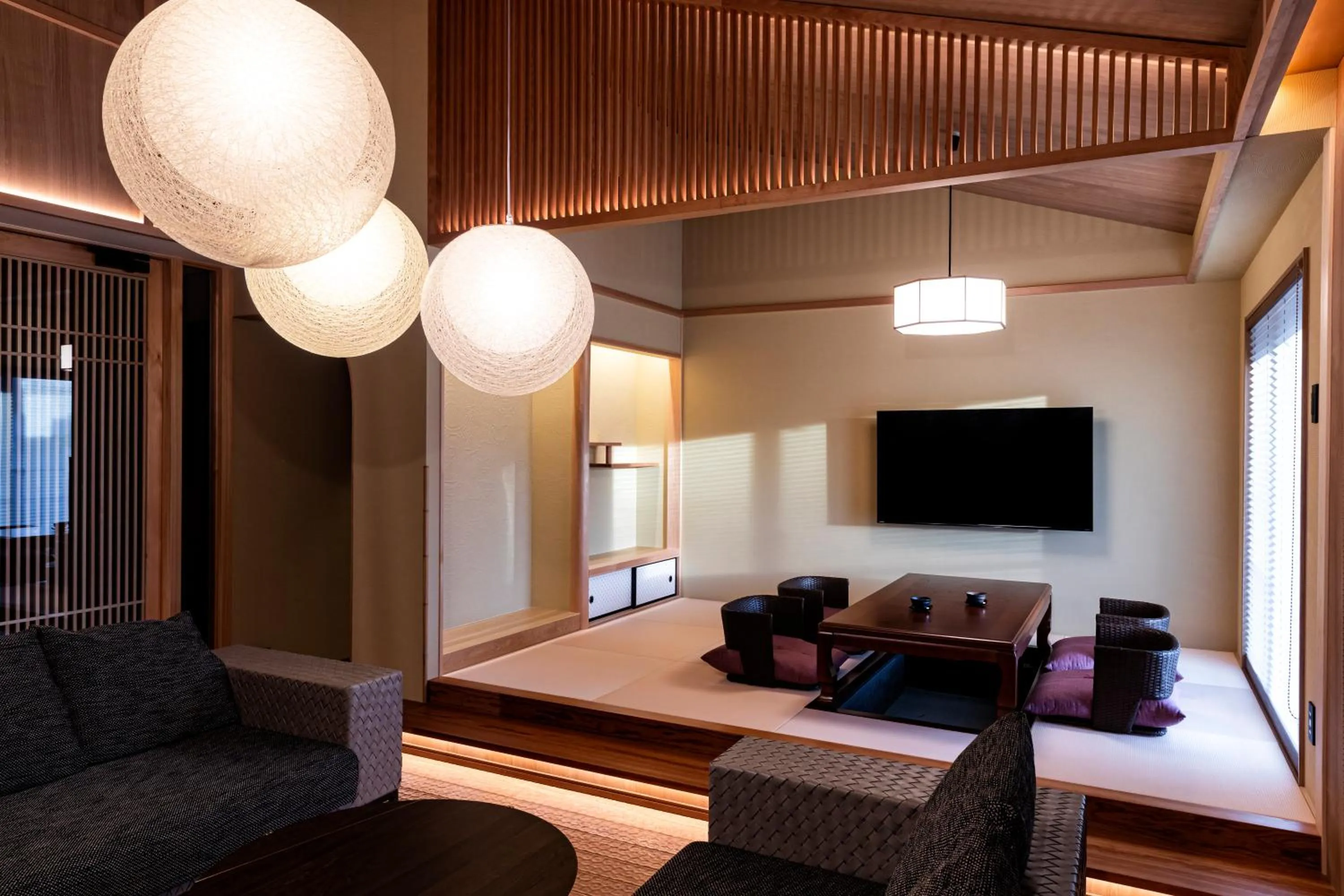 Photo of the whole room in Rinn Gion Shirakawa