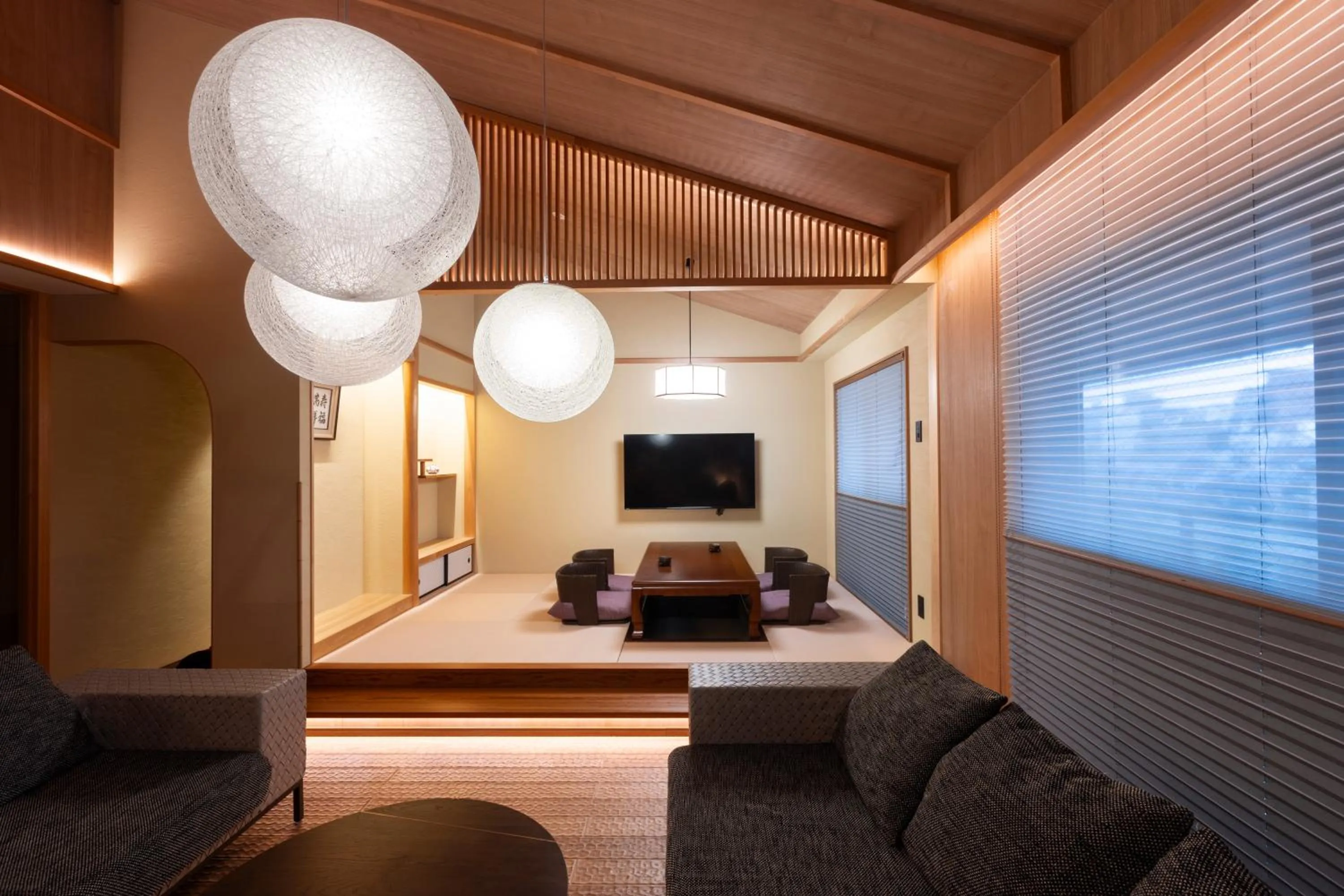 Photo of the whole room in Rinn Gion Shirakawa