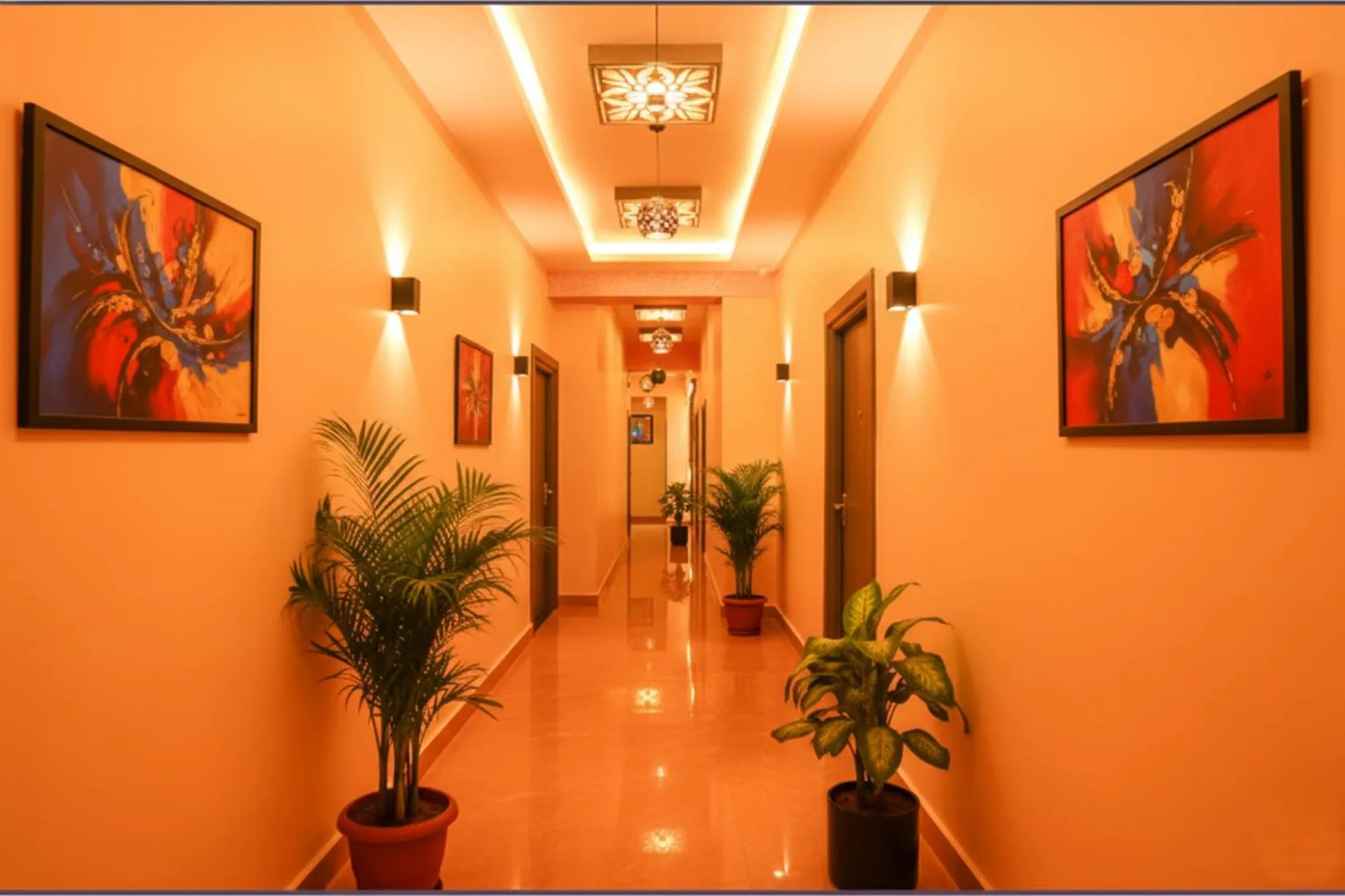 Lobby or reception in FabHotel Vijaylakshmi Stay Inn - Nr Chennai International Airport