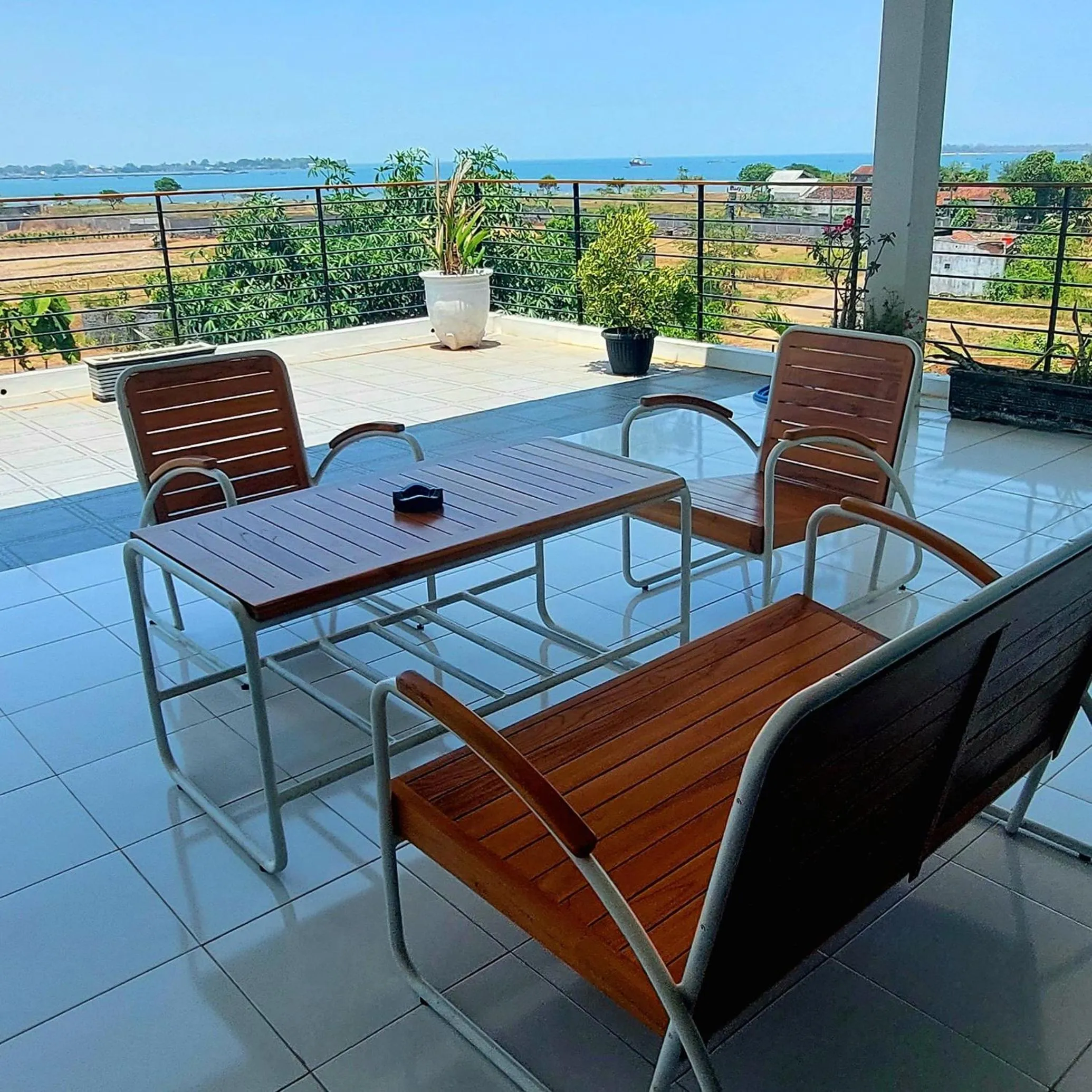 Balcony/Terrace in Garden House Jepara