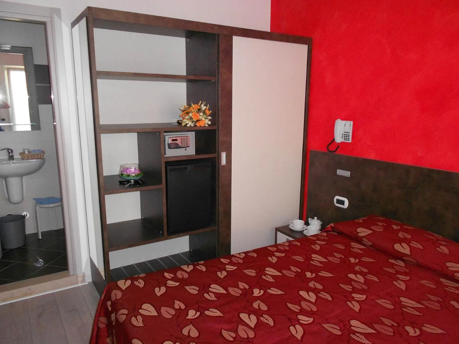 Bathroom, Bed in Hotel Casa Gagliardi