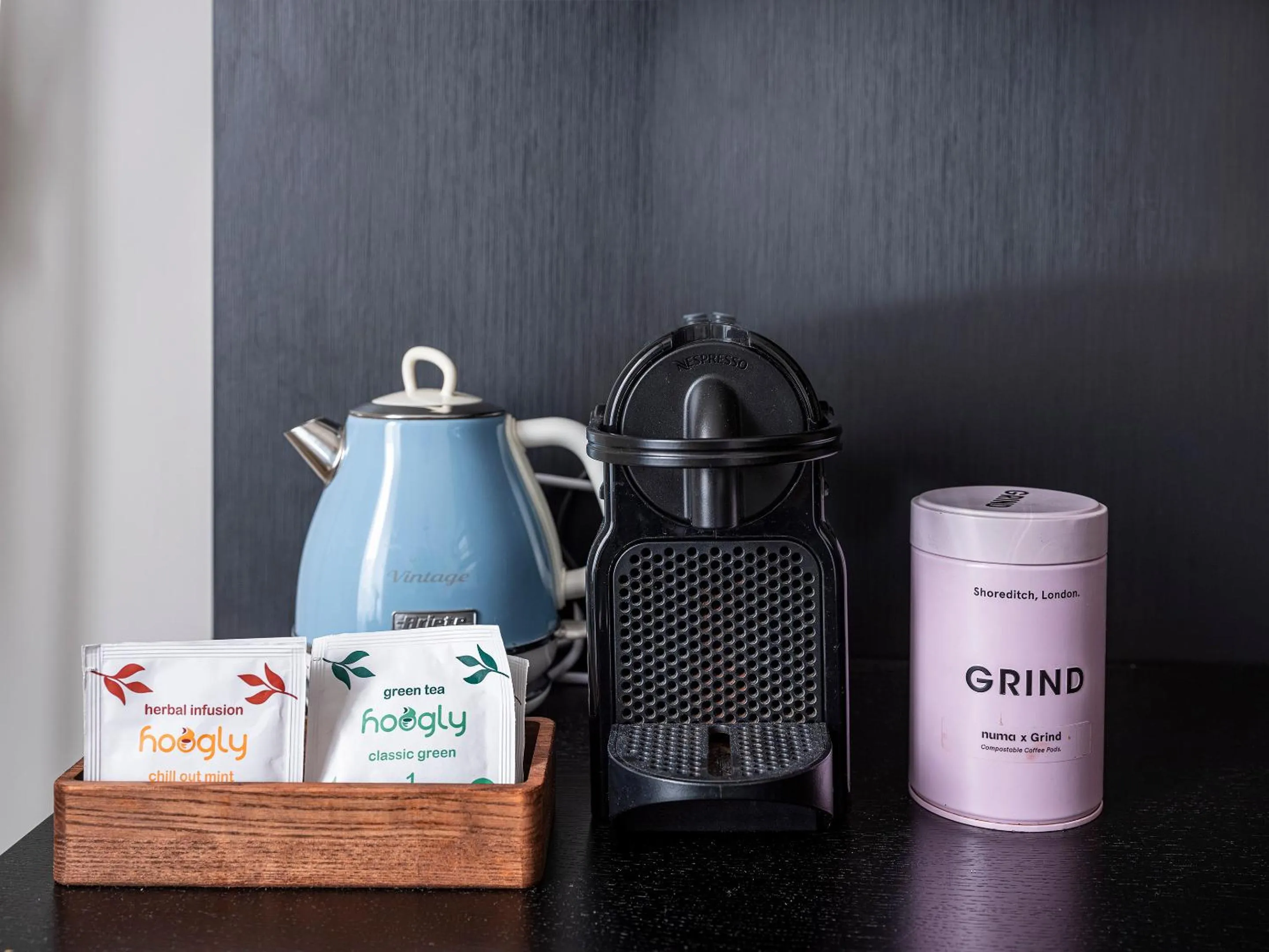 Coffee/tea facilities in Numa Frankfurt Bloc