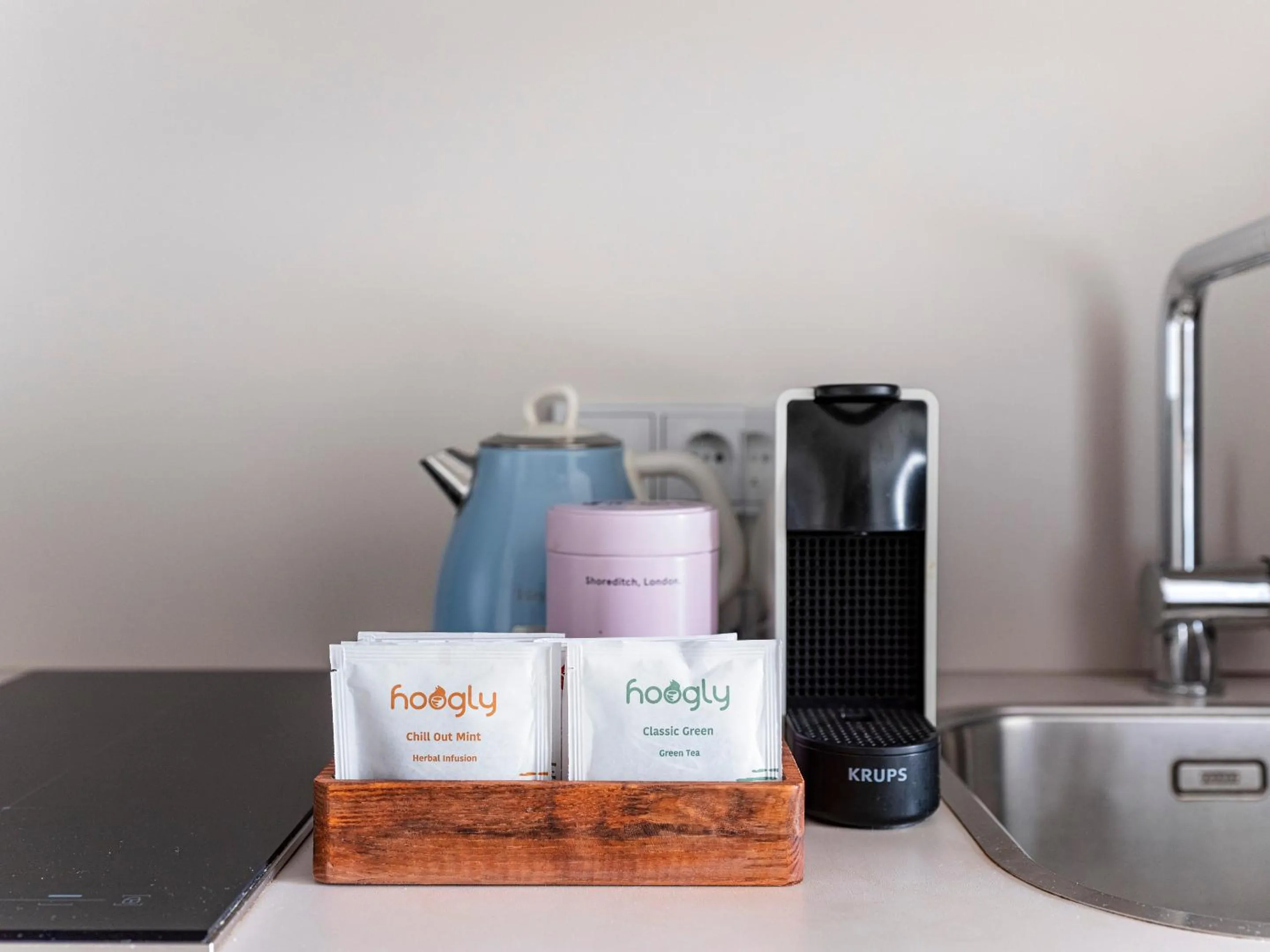 Coffee/tea facilities in Numa Frankfurt Bloc