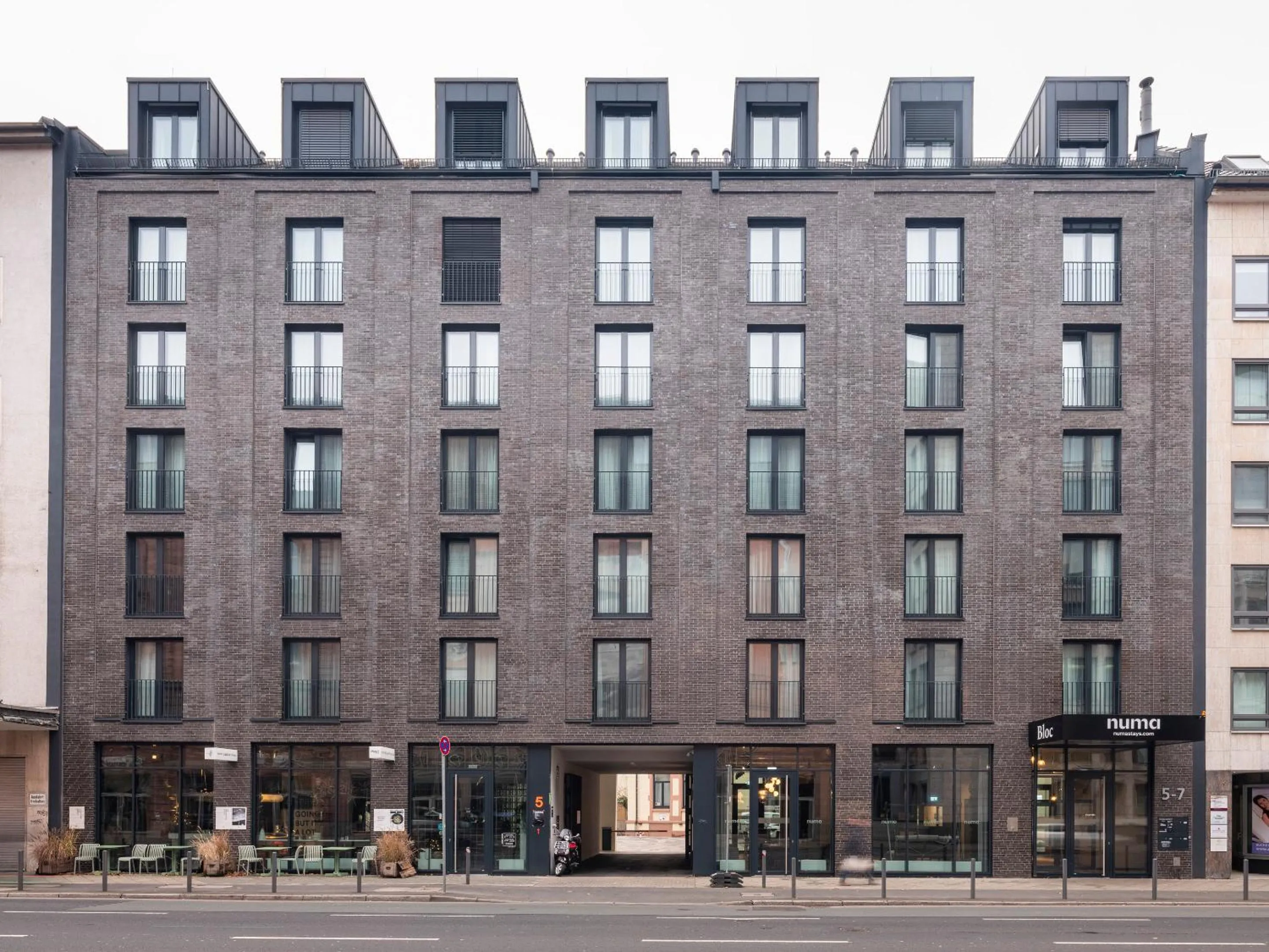 Property building in Numa Frankfurt Bloc