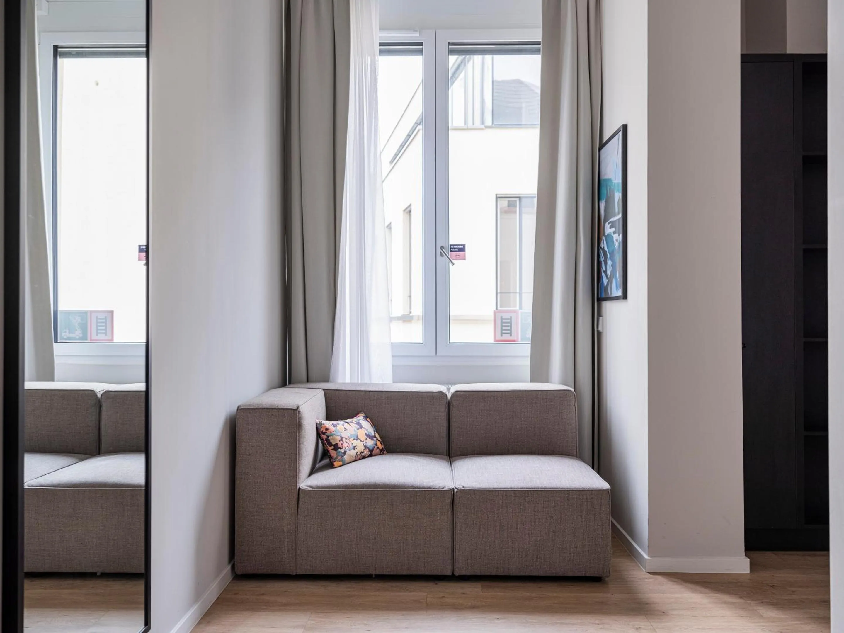 Seating area in Numa Frankfurt Bloc