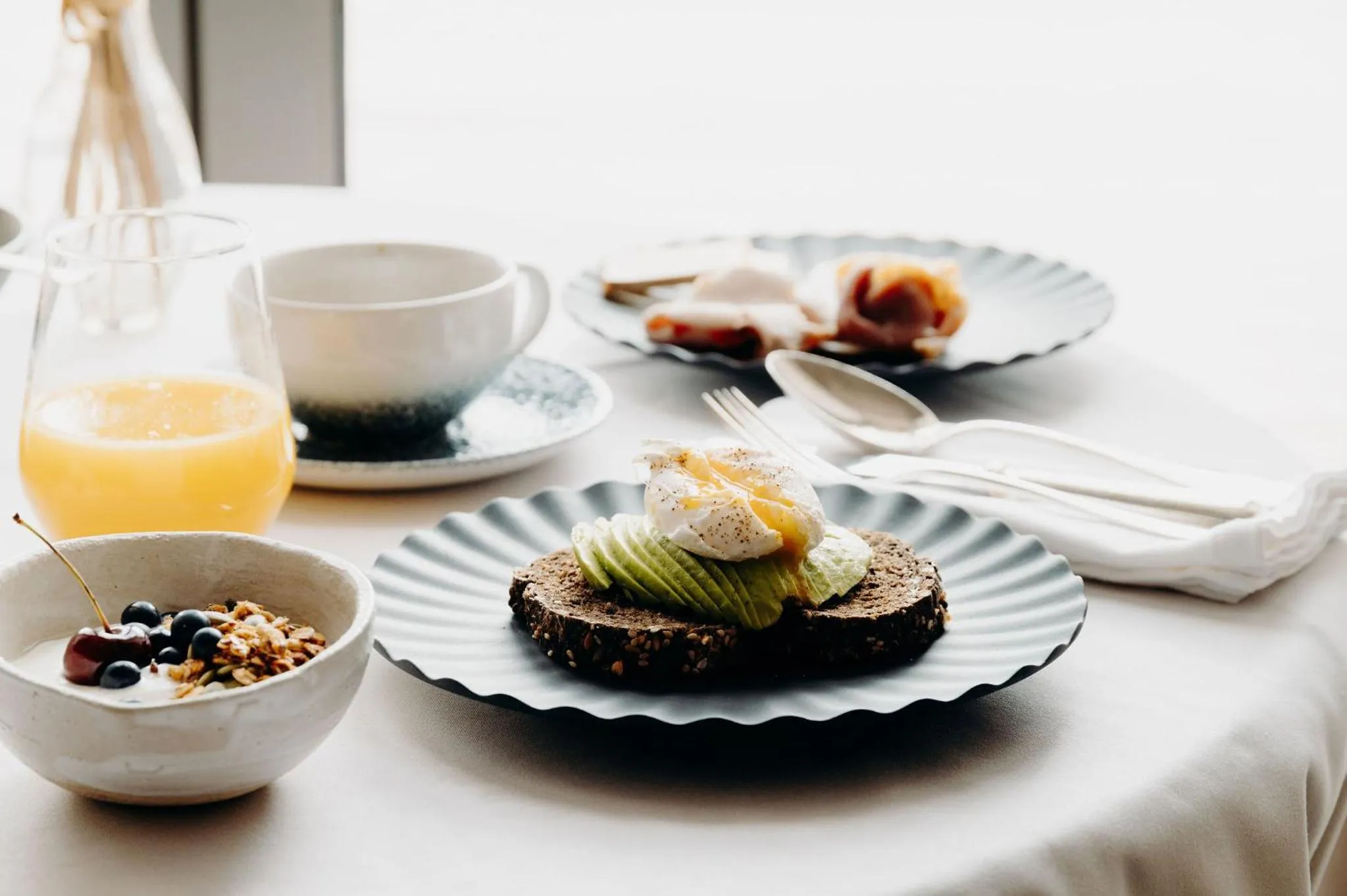 Breakfast in Domaine de Rochebois & Spa Nuxe