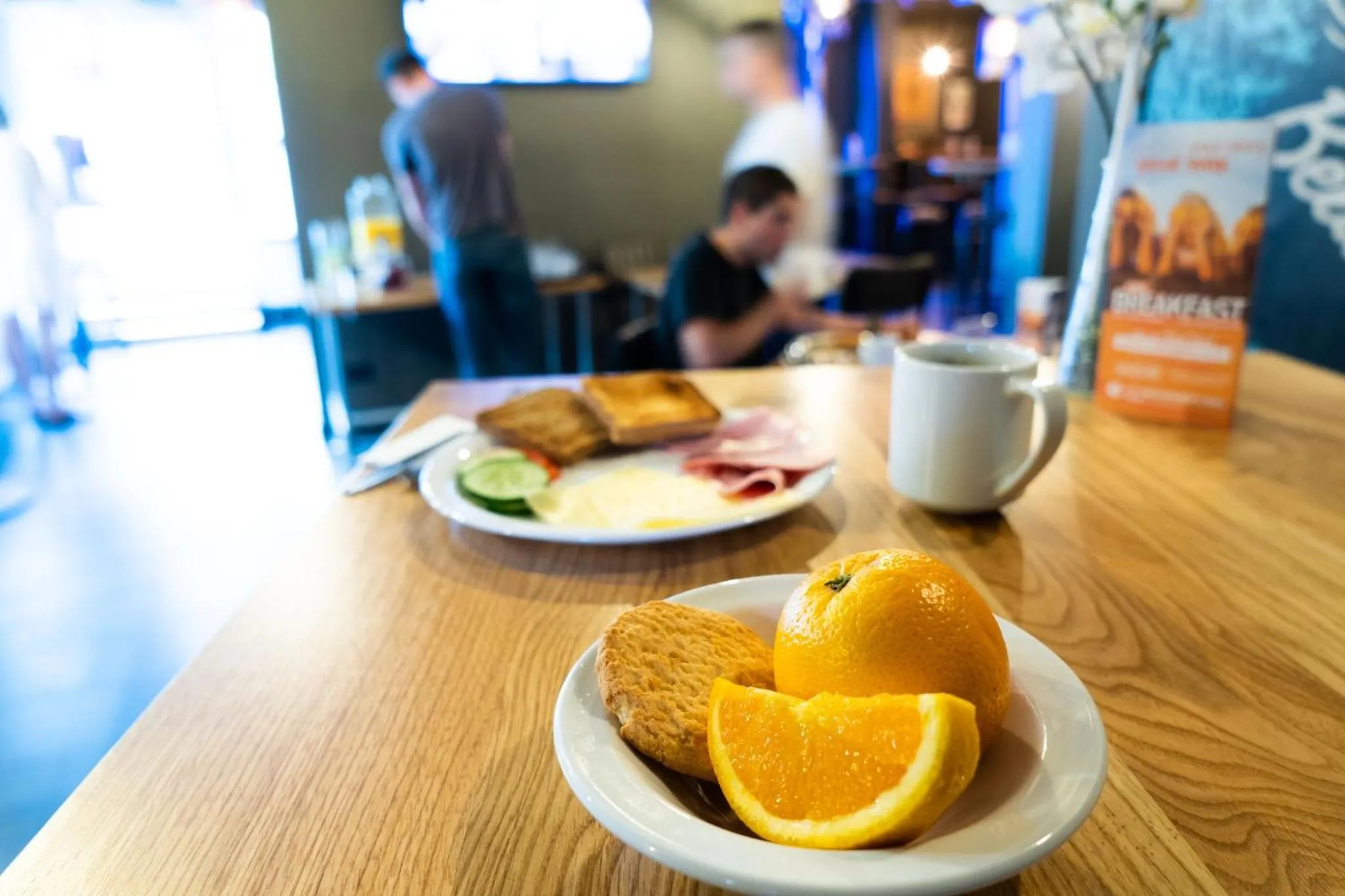 Continental breakfast in St Christopher's Inn Vienna