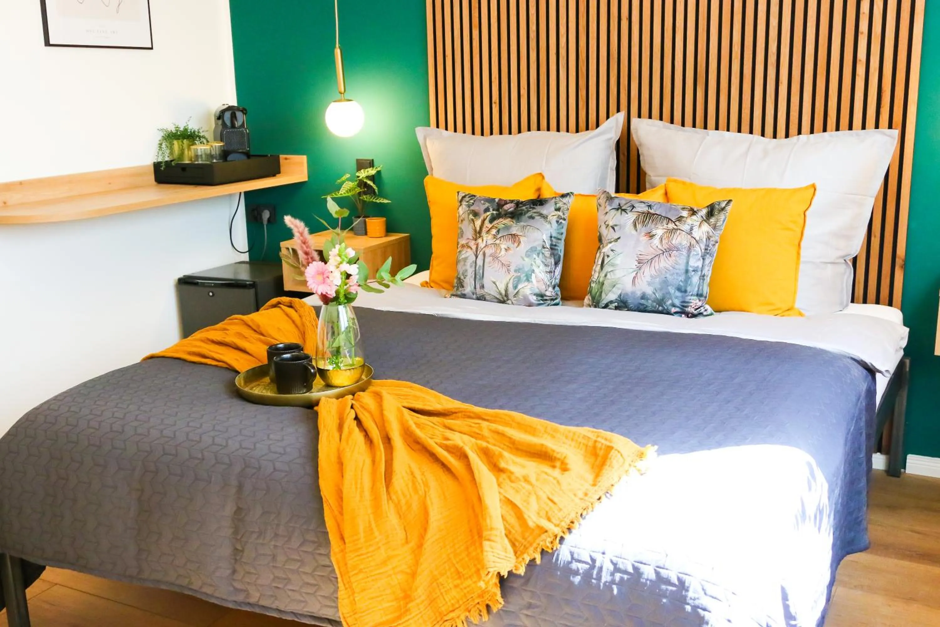 Bed in Alex & Rine - Pension Zum Alten Strom