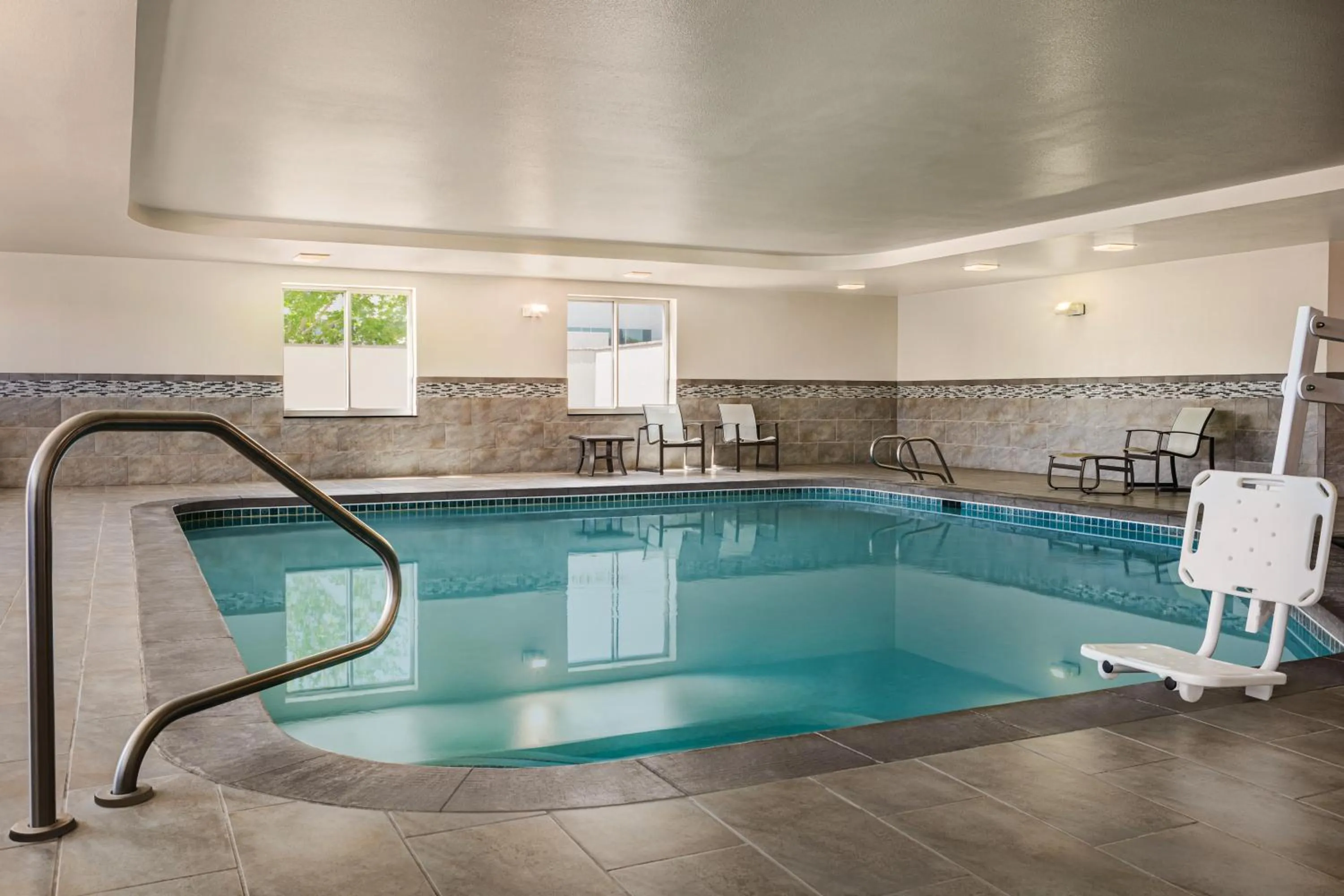 Pool view in Holiday Inn Express & Suites Colorado Springs Central by IHG