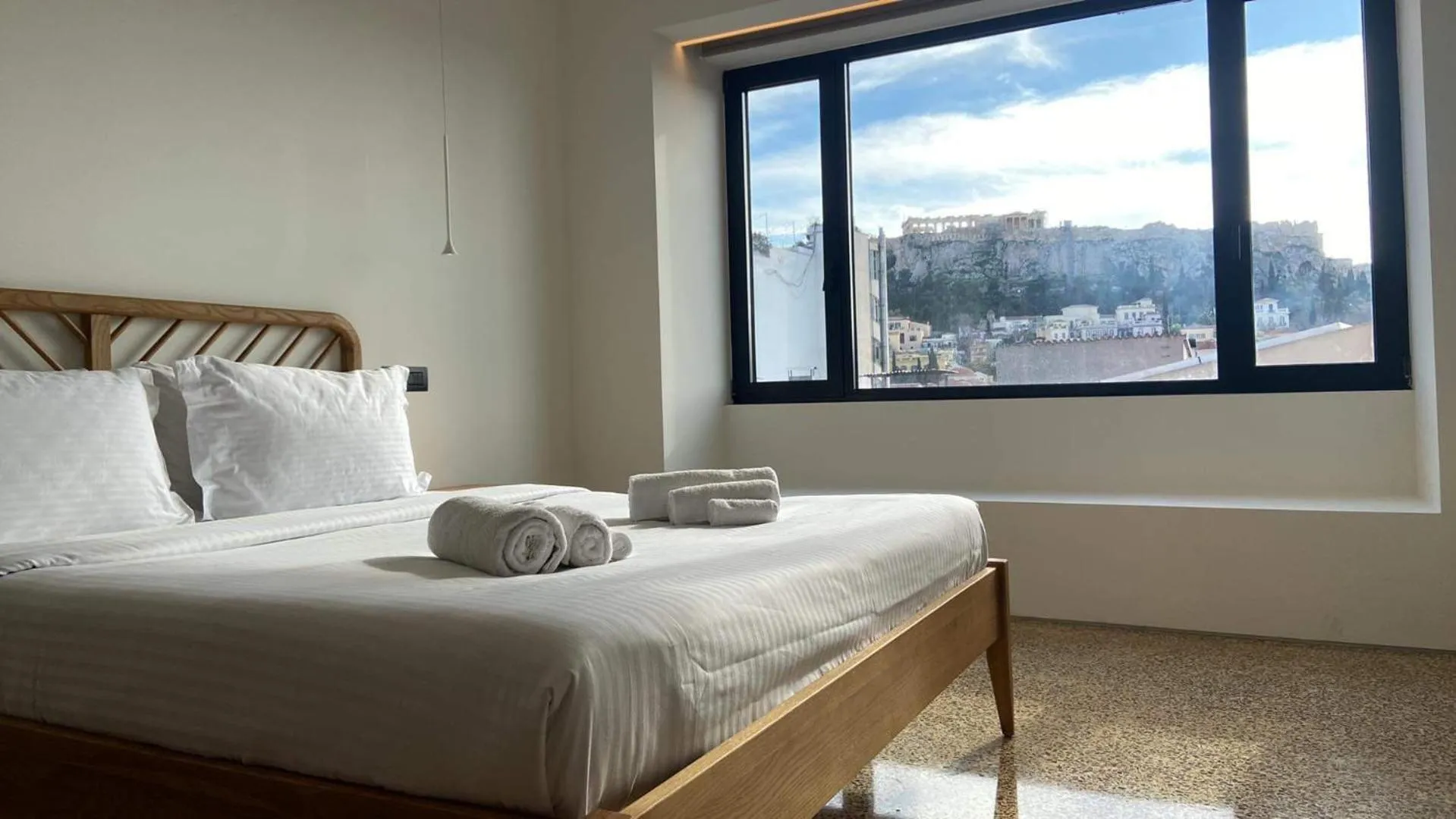 View (from property/room), Bed in Athens Tower