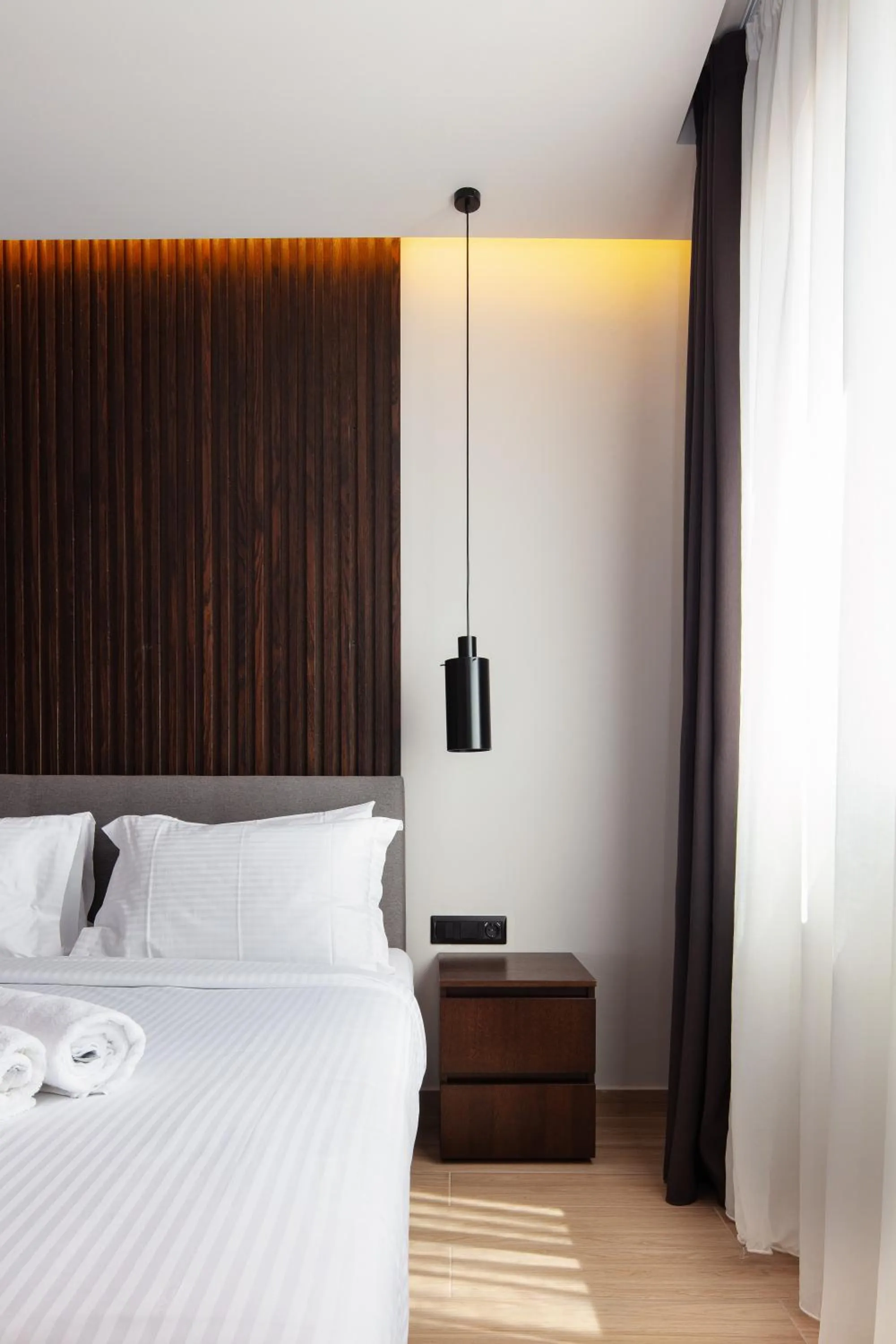 Decorative detail, Bed in Athens Tower