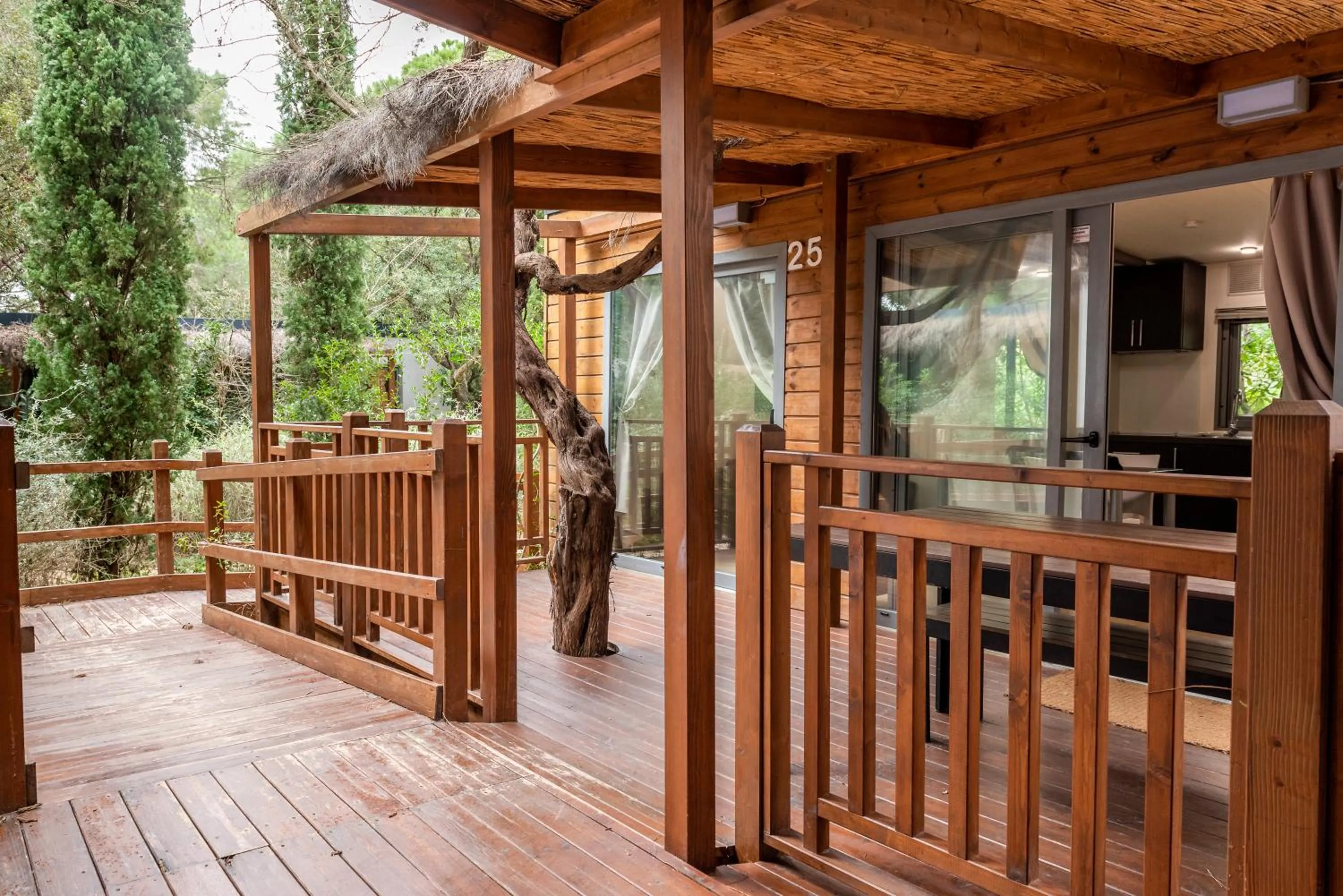 Patio in Camping Village Santapomata