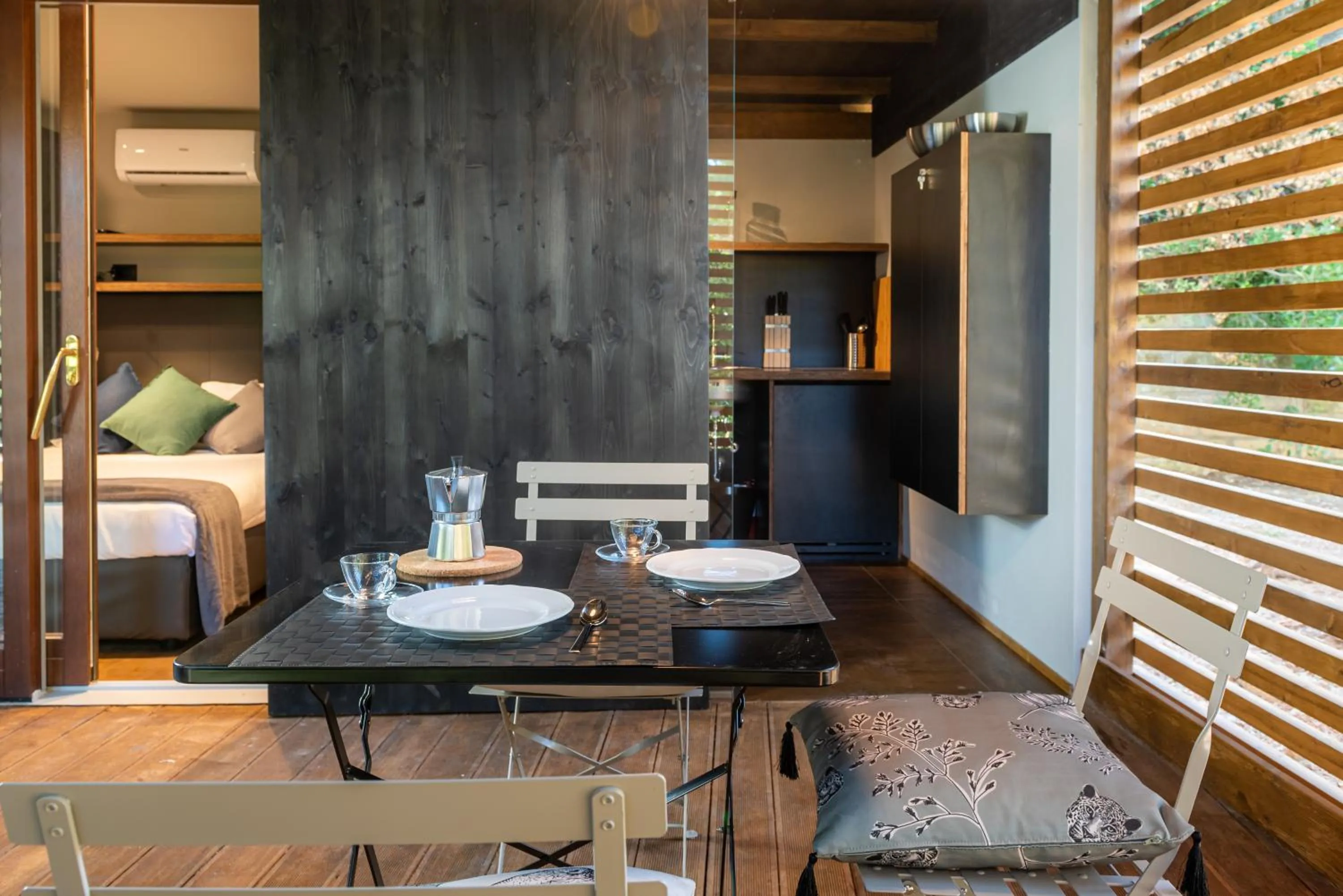 Seating area in Camping Village Santapomata