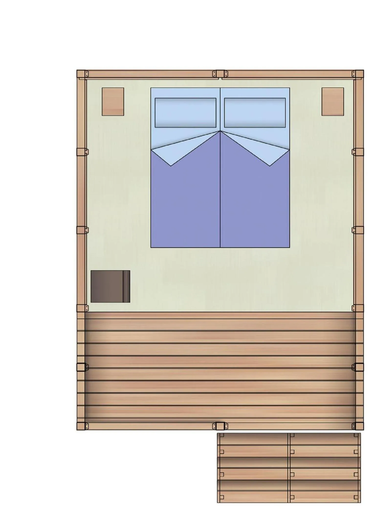 Floor plan in Camping Village Santapomata