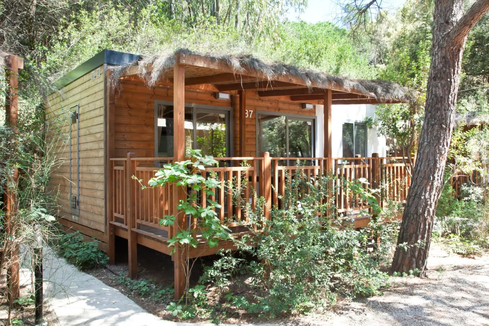 Balcony/Terrace in Camping Village Santapomata