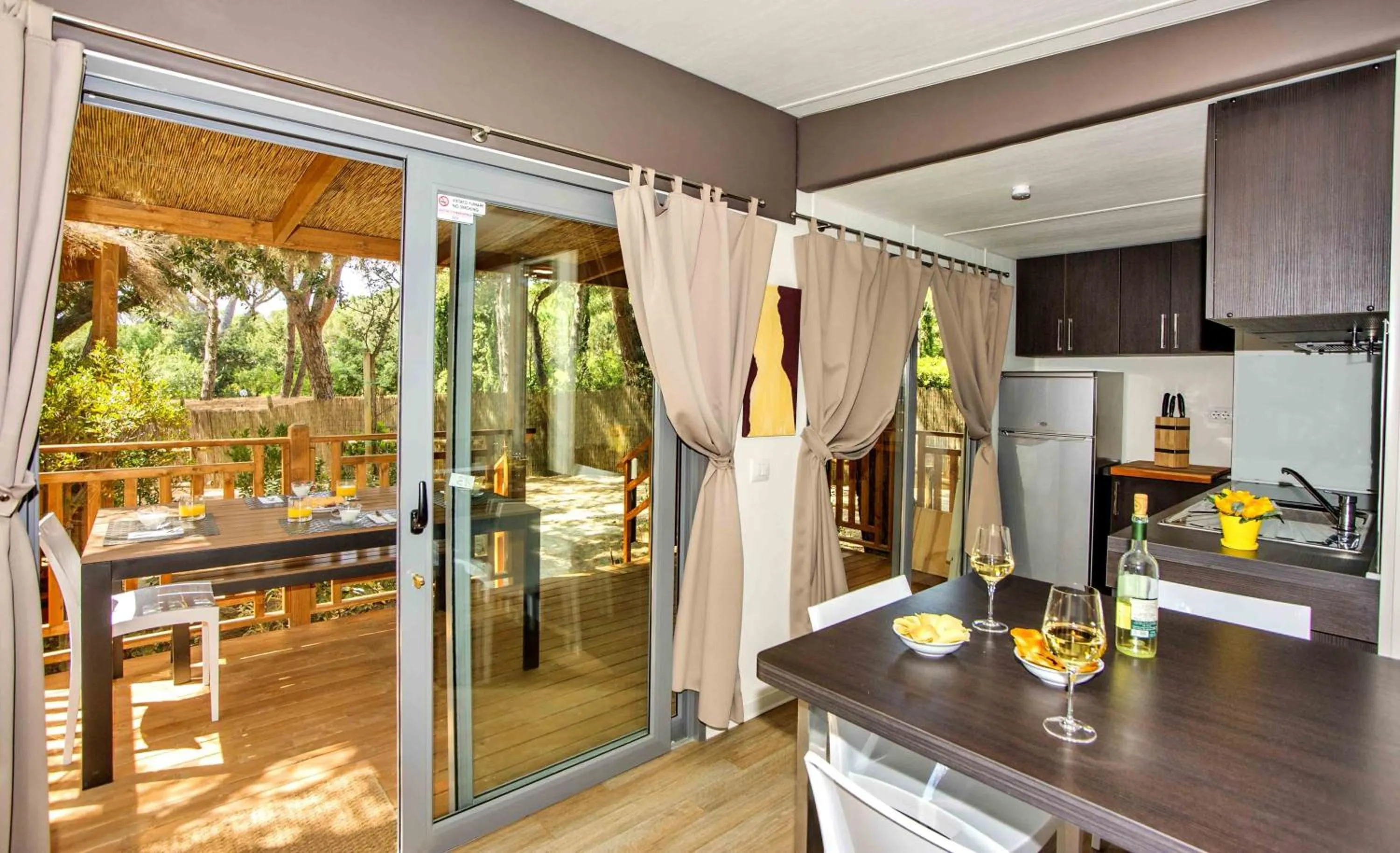 Patio in Camping Village Santapomata