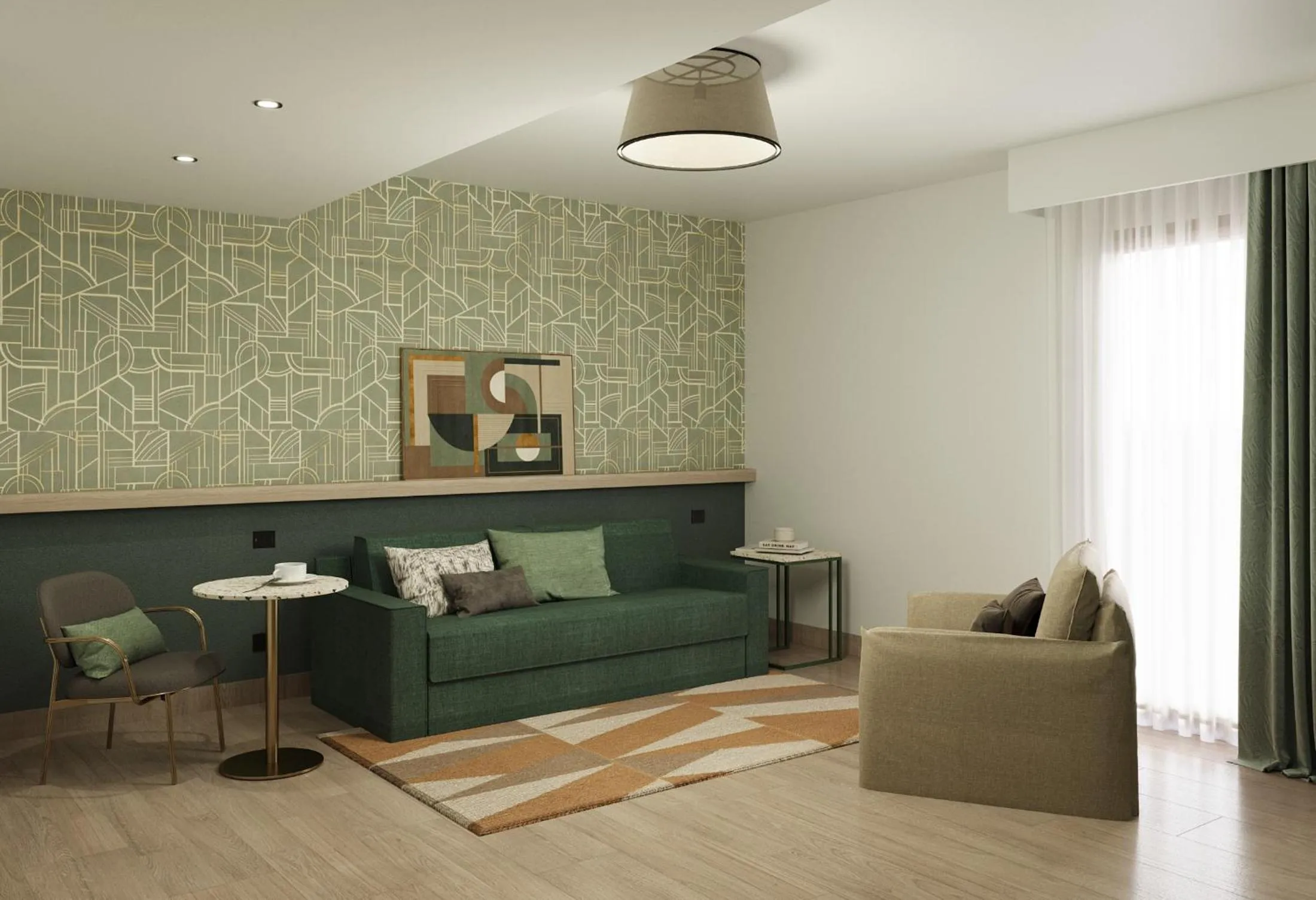 Living room in BEST WESTERN Titian Inn Hotel Venice Airport