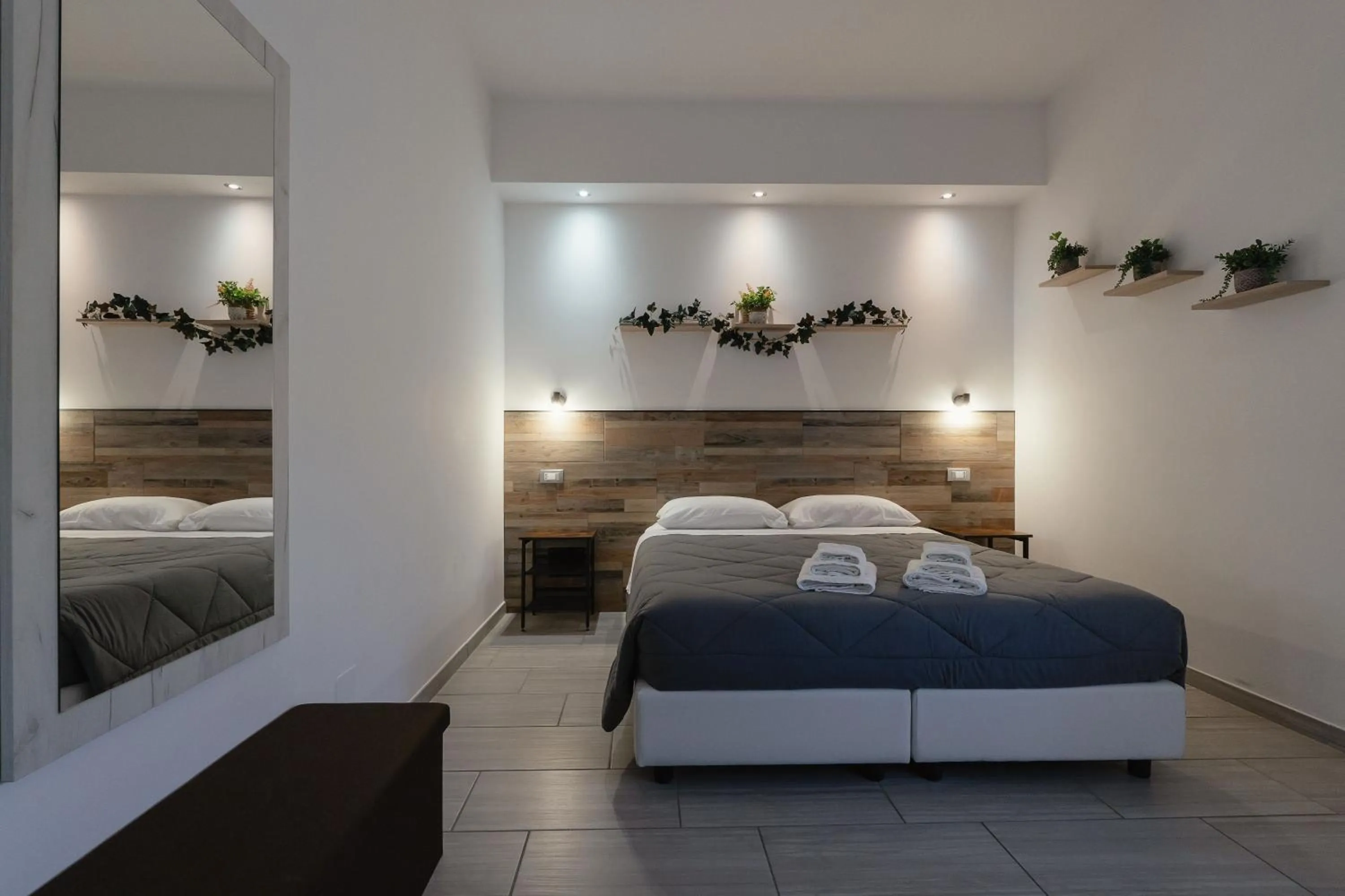 Bed in Zaro Suites B&B