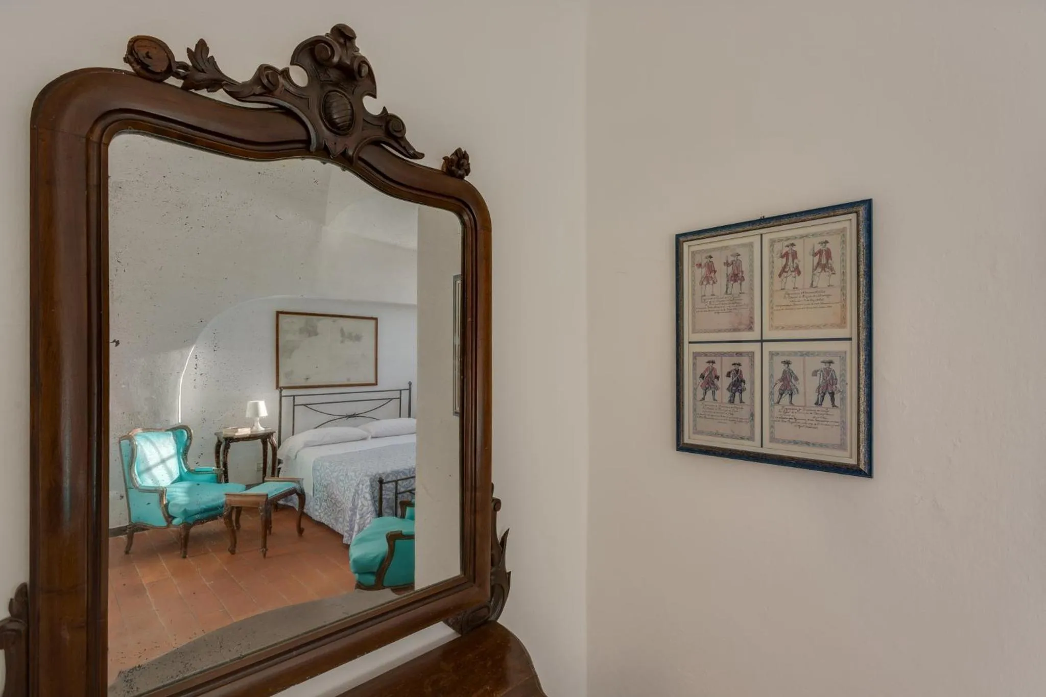 Decorative detail in Hotel Torre Dei Borboni