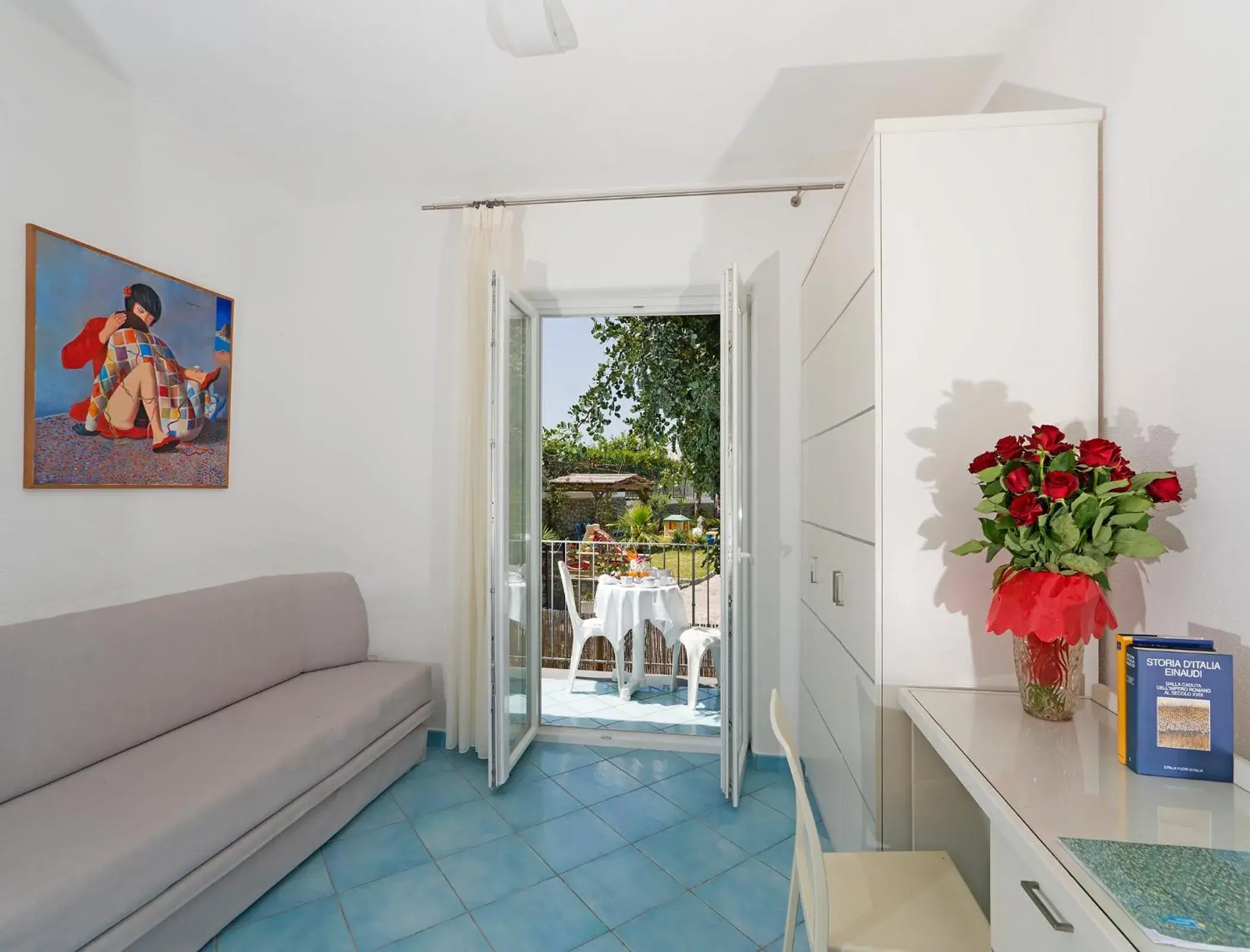 Quadruple Room with Balcony in Hotel Imperamare Quadruple Room with Balcony in Hotel Imperamare