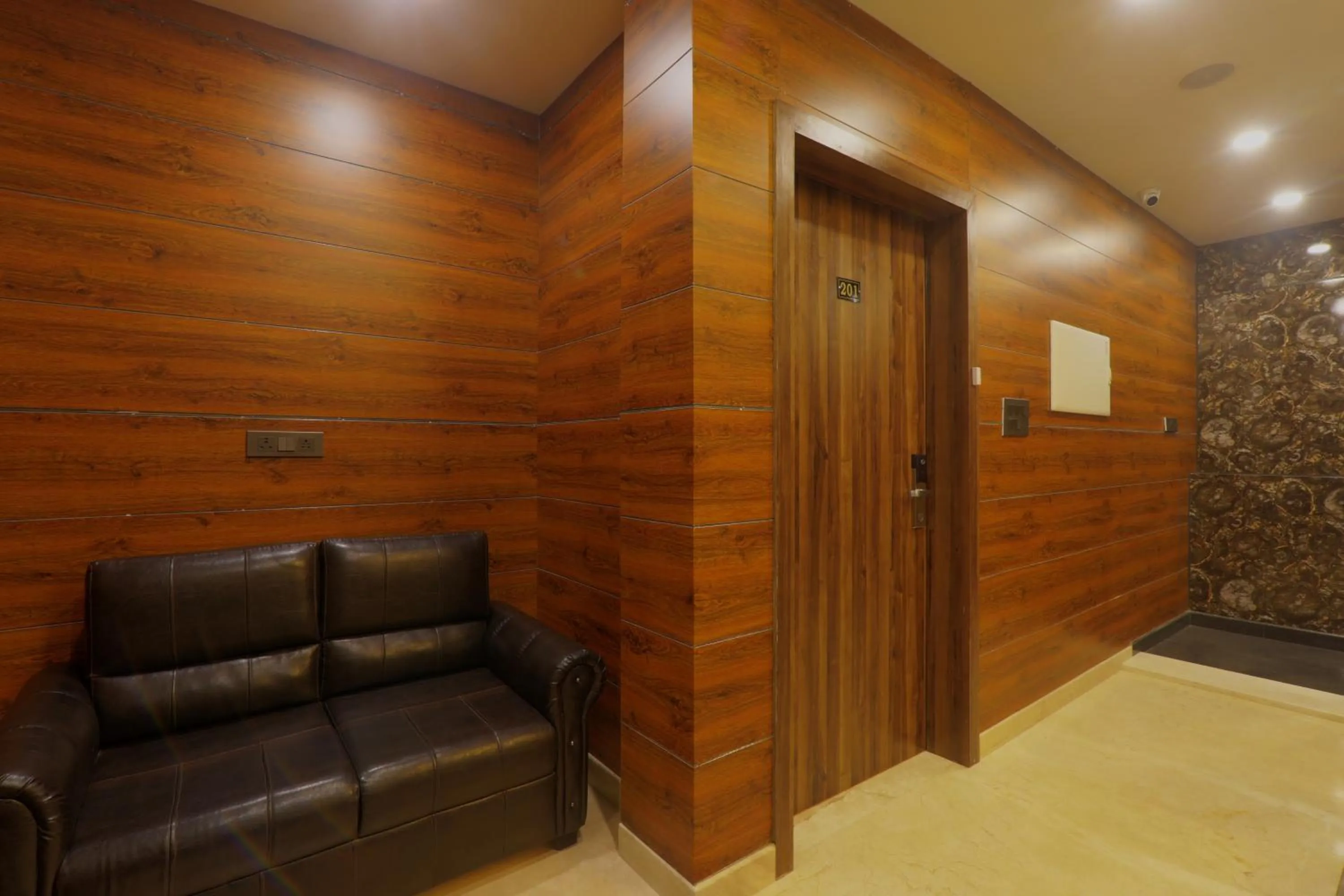 Lobby or reception in Shri Tirupati Residency