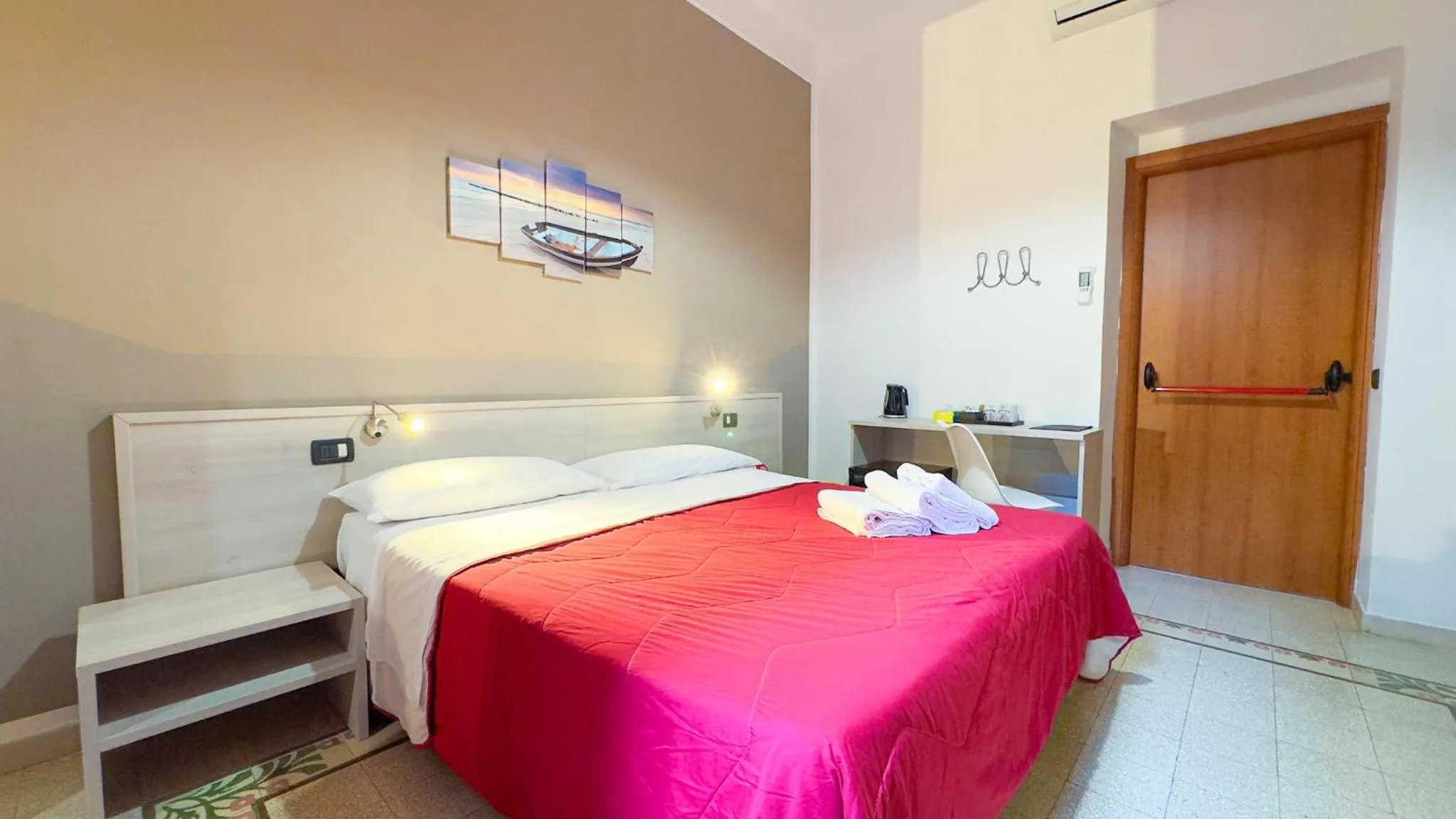 Bed in Nautilus Hotel