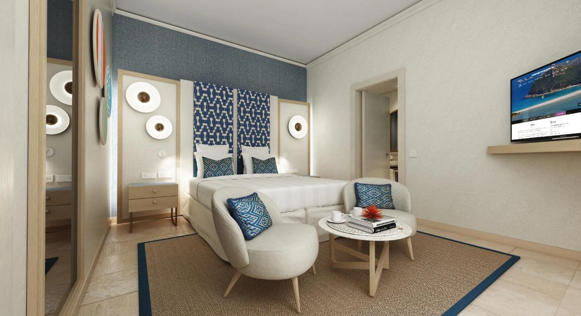 Bed in Almar Timi Ama Villasimius