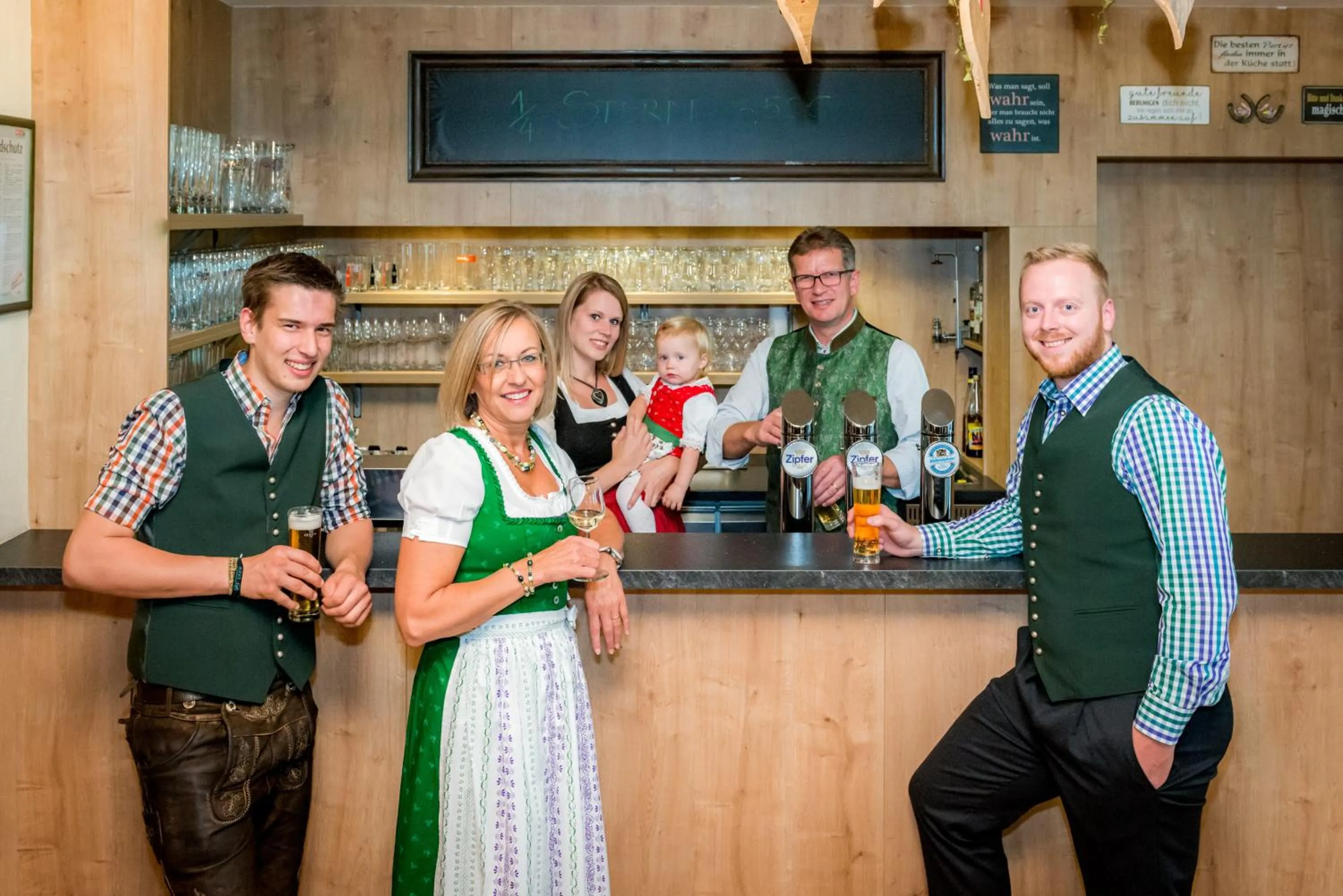 Family in Kirchenwirt Irrsdorf Familie Schinwald